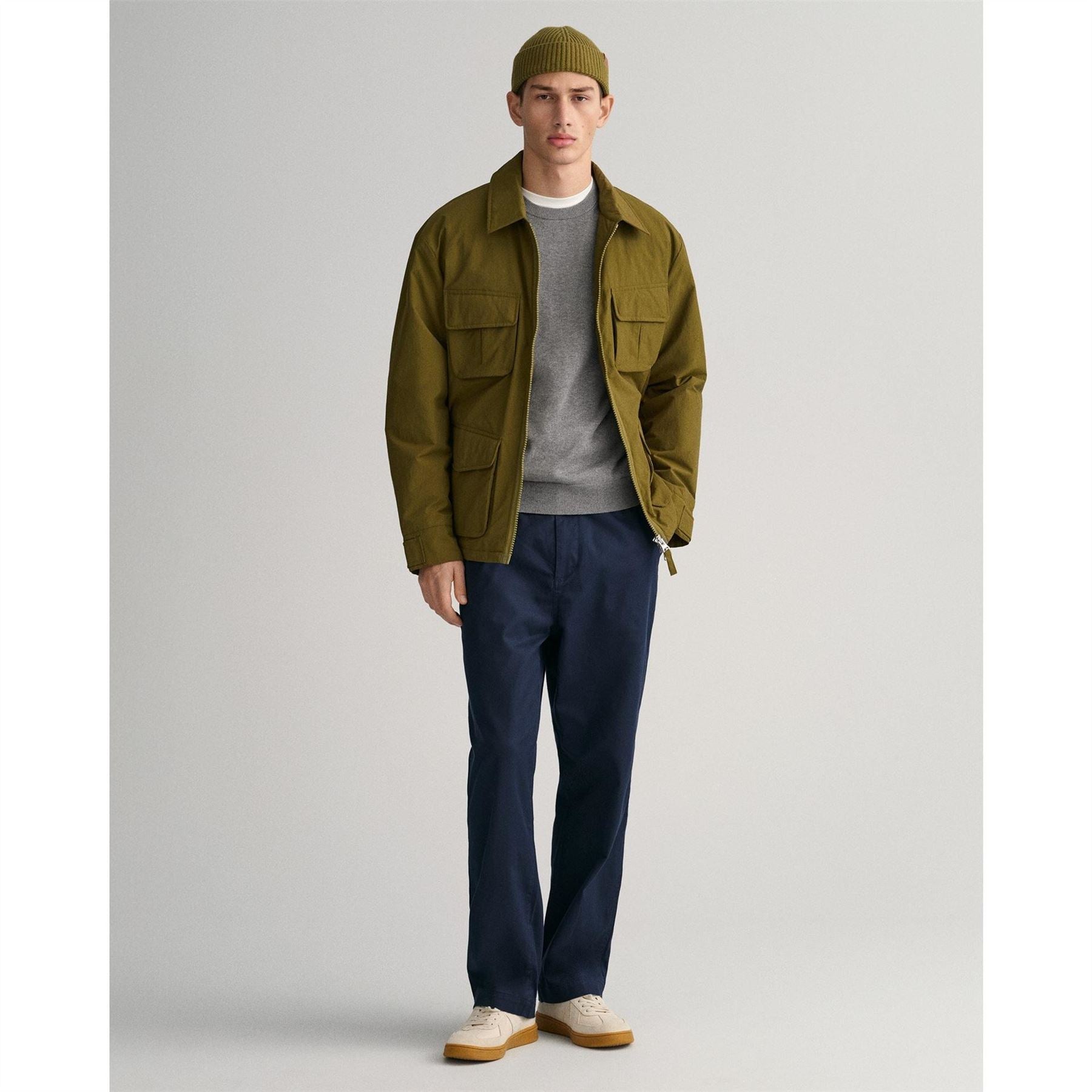 Gant Cotton Crew Neck Sweater