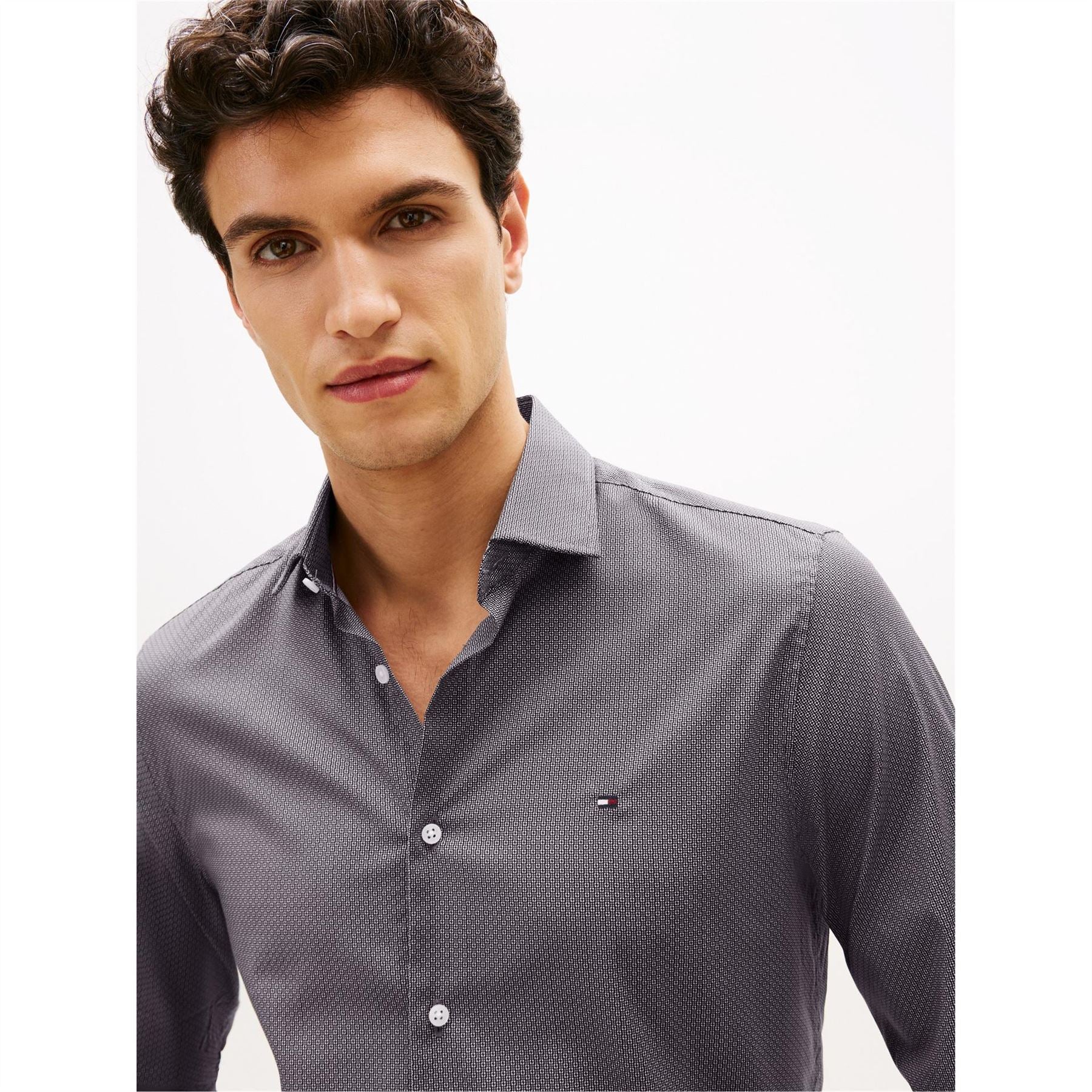 Tommy Hilfiger Long Sleeve Patterned Shirt