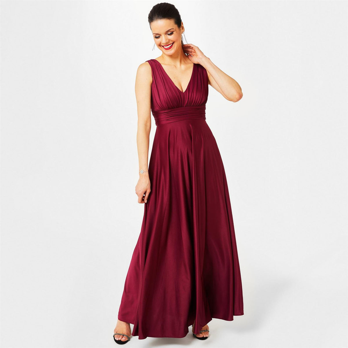Biba Deep V Maxi Dress