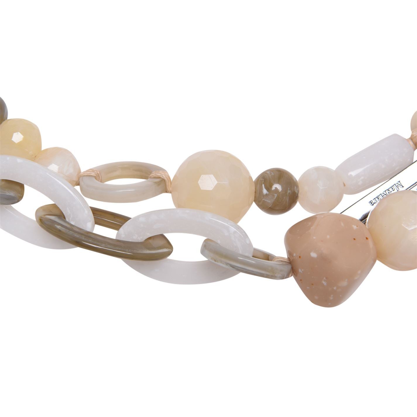 Max Mara Long Beaded Necklace