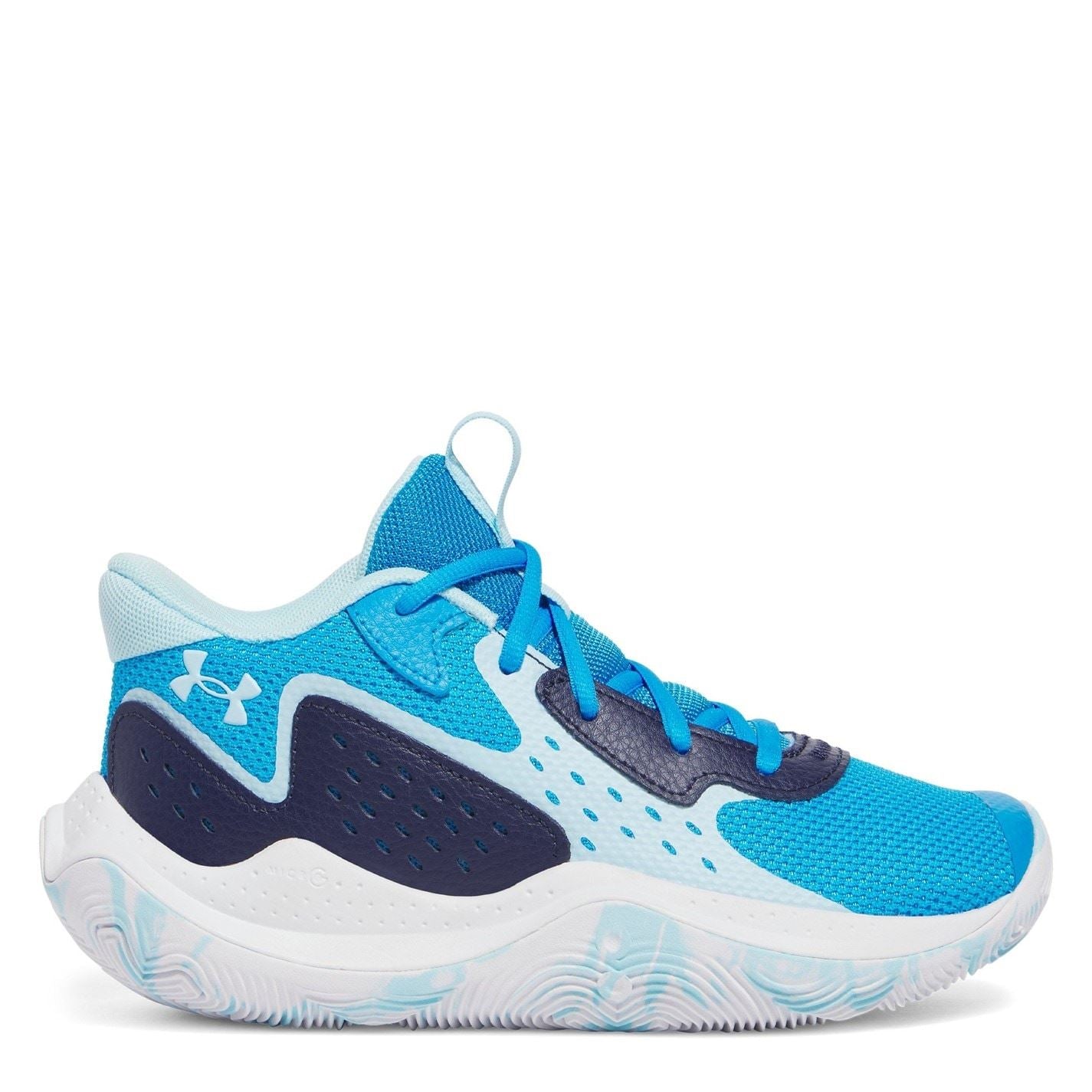 Under Armour Kids Jet 23 Graphic Print Basketball Canvas Low Top Sneakers