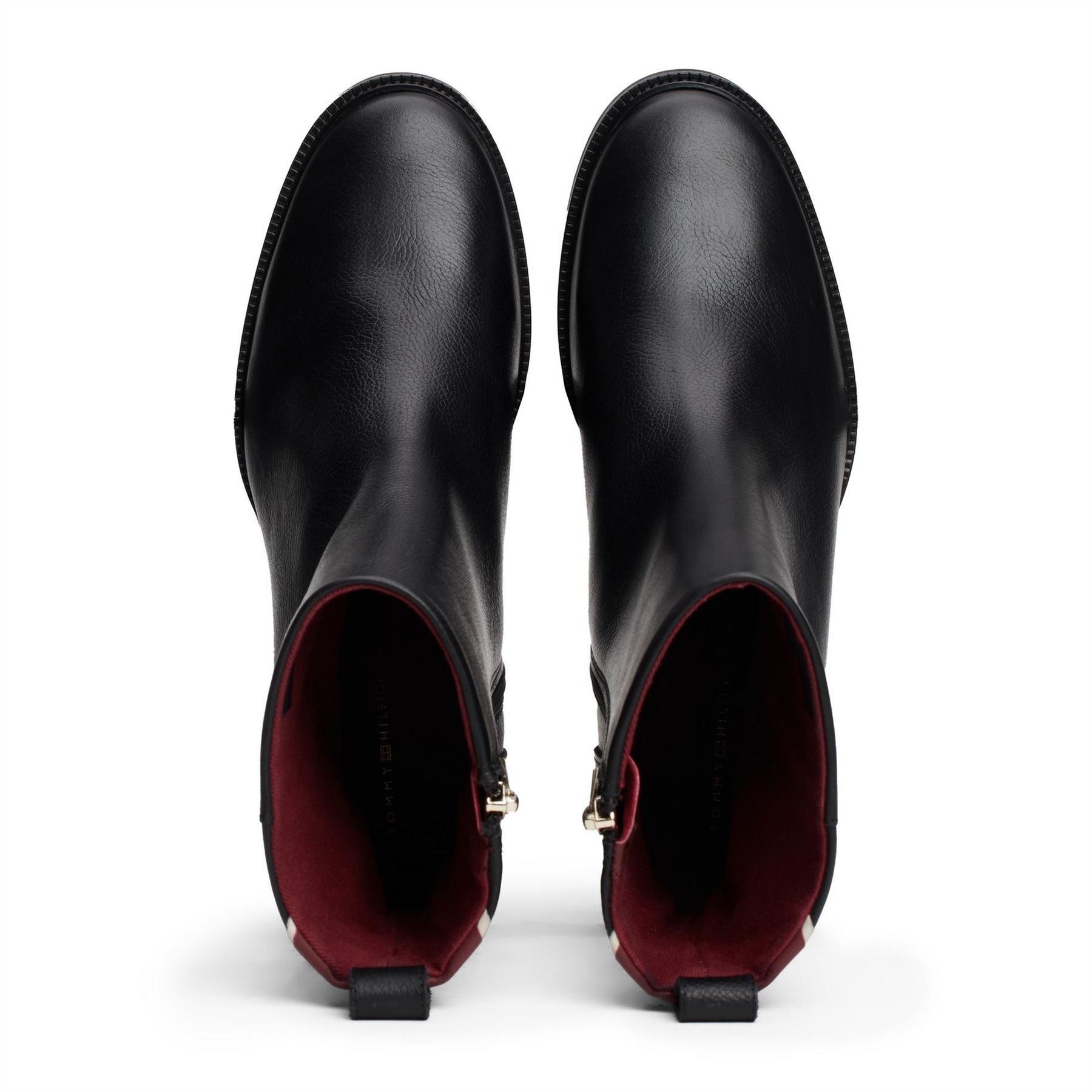 Tommy Hilfiger Boot Mid Wrapped Lthr Heel