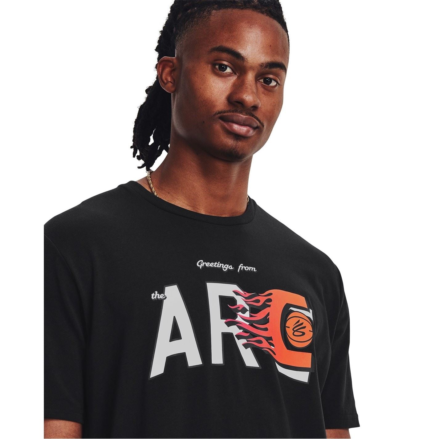 Under Armour Curry Arc Cotton Short Sleeve Performance T Shirt