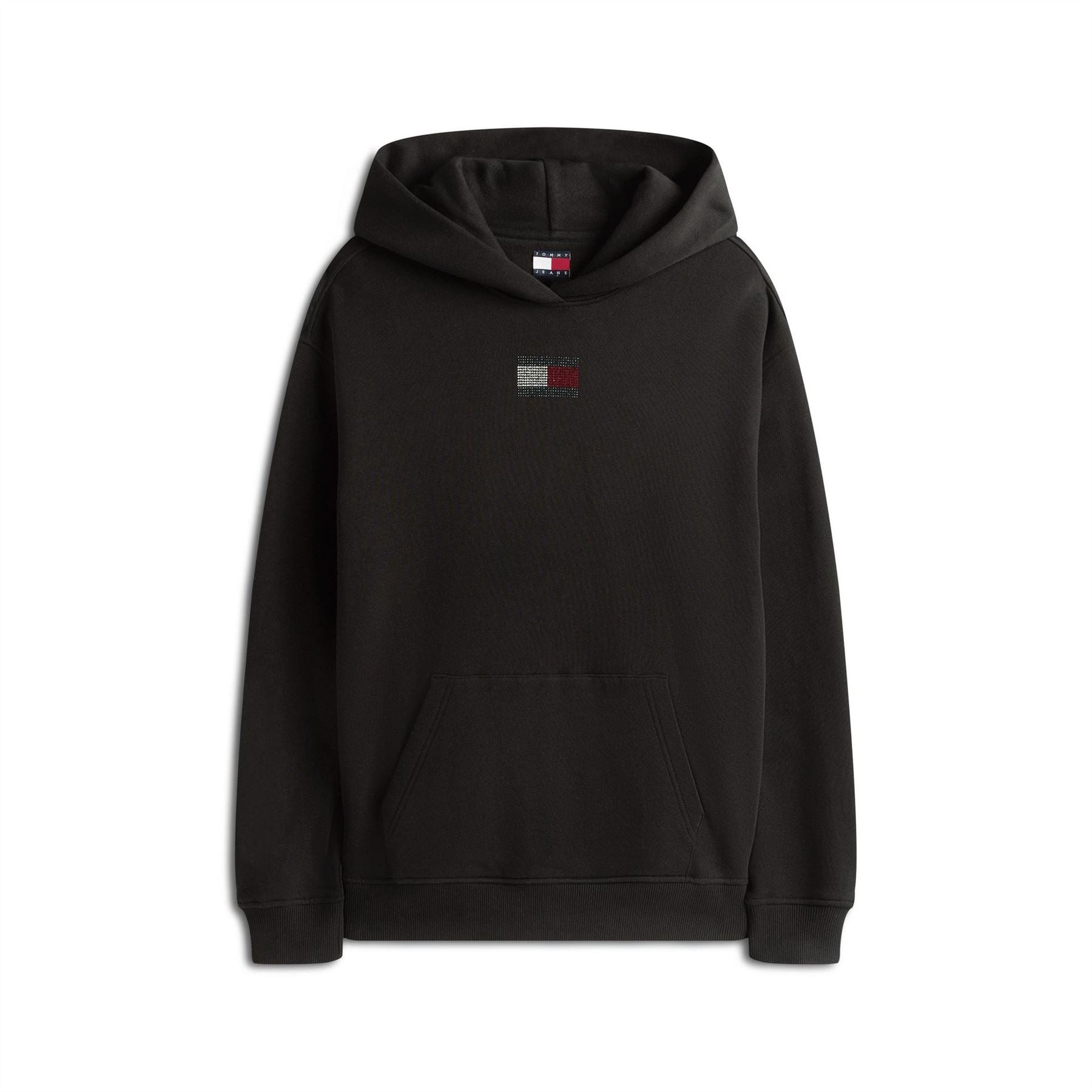 Tommy Jeans Flag Graphic Hooded Neck Long Sleeve Sweatshirt