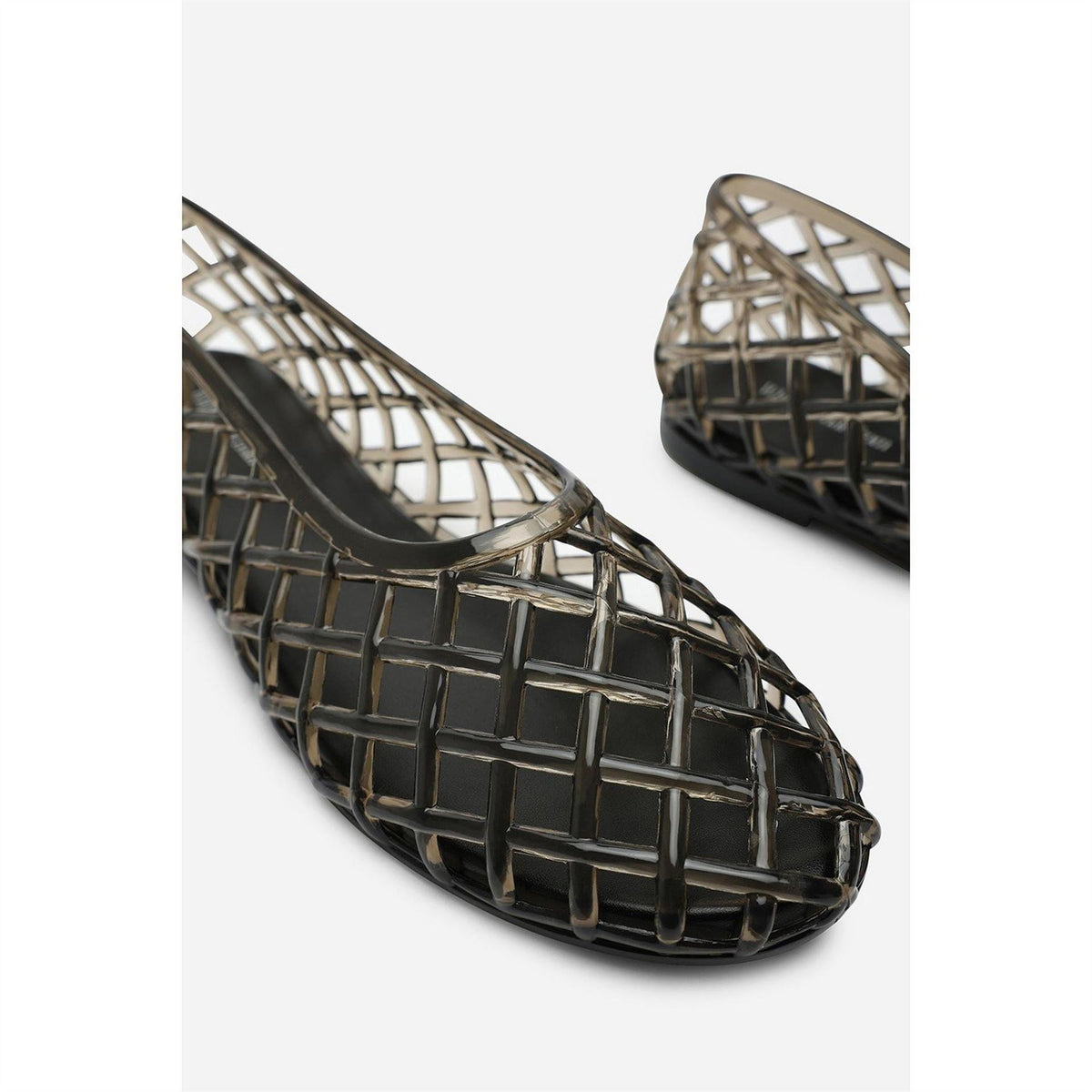 Wheres That From Clear Jelly Ballet Pumps