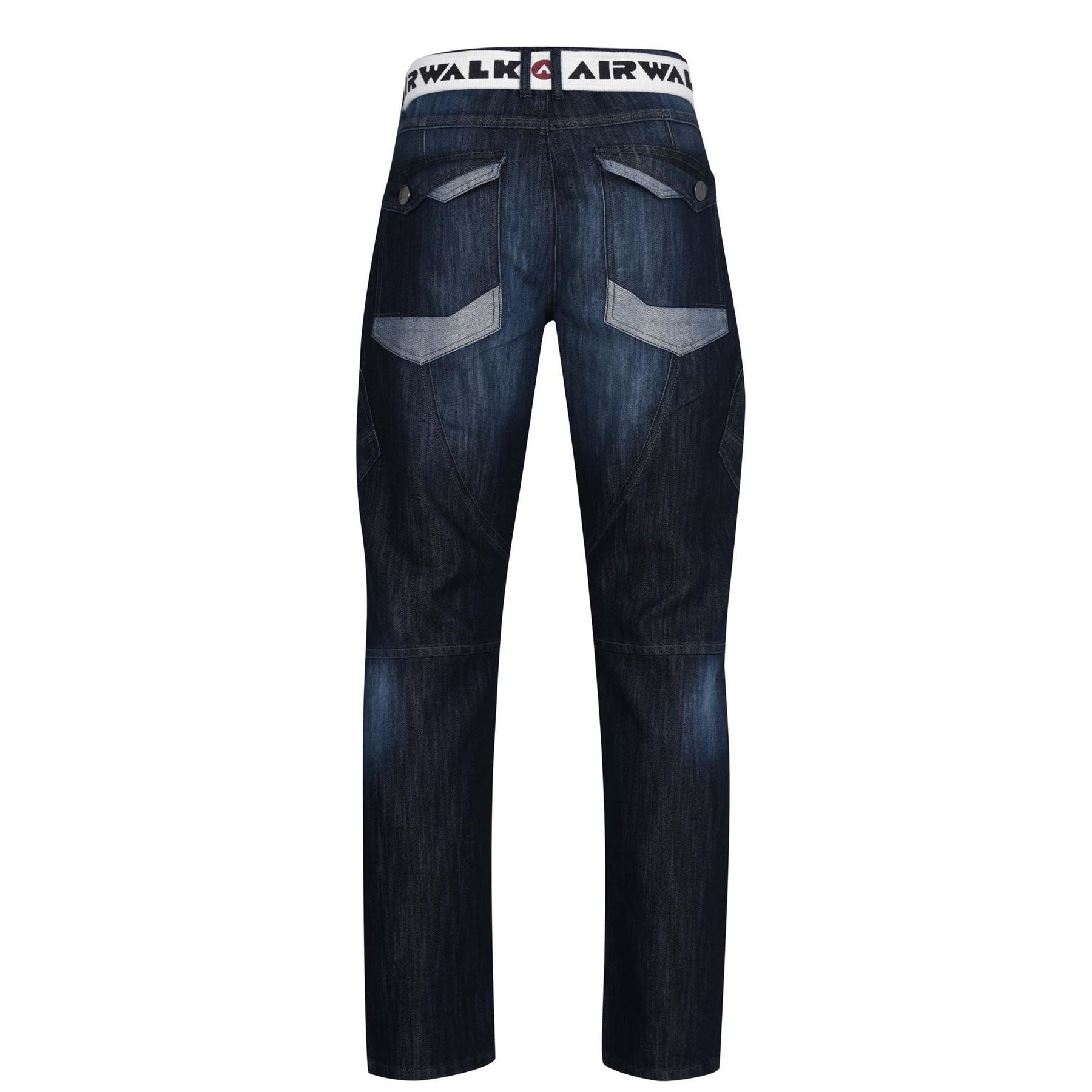 Airwalk Mens Belted Cargo Jeans