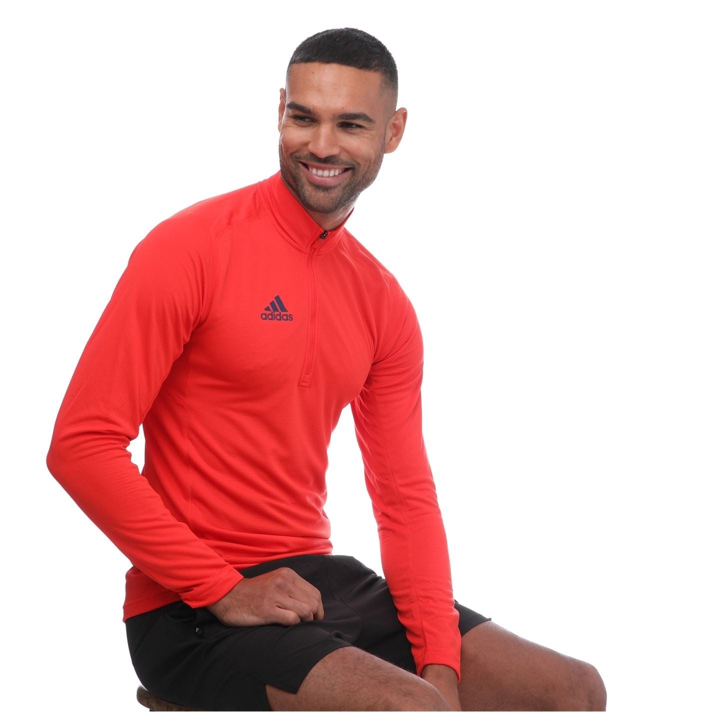 adidas Mens Half Zip Top
