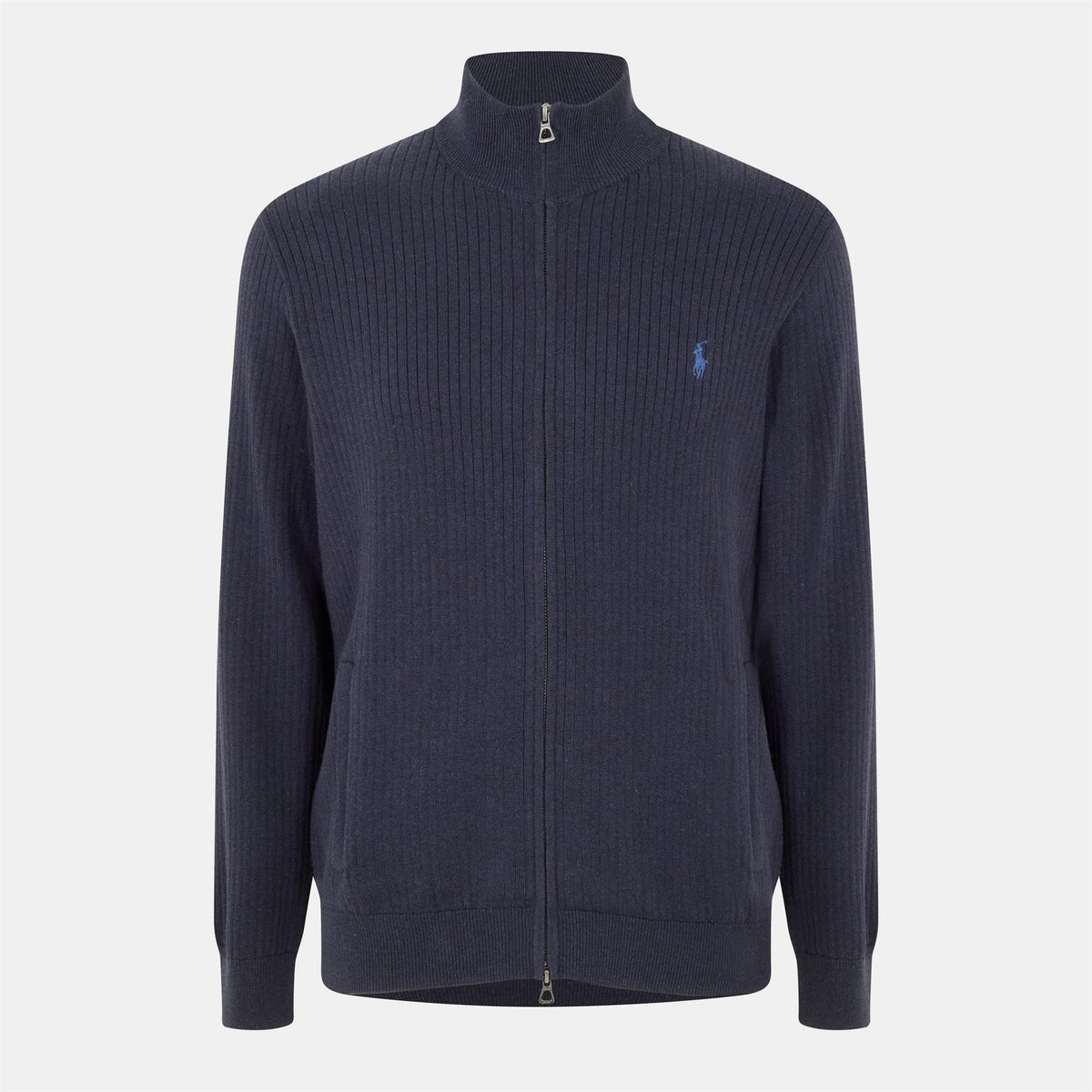 Polo Ralph Lauren Ribbed Patterned Zipped Pocket Swacket with Full Zipper