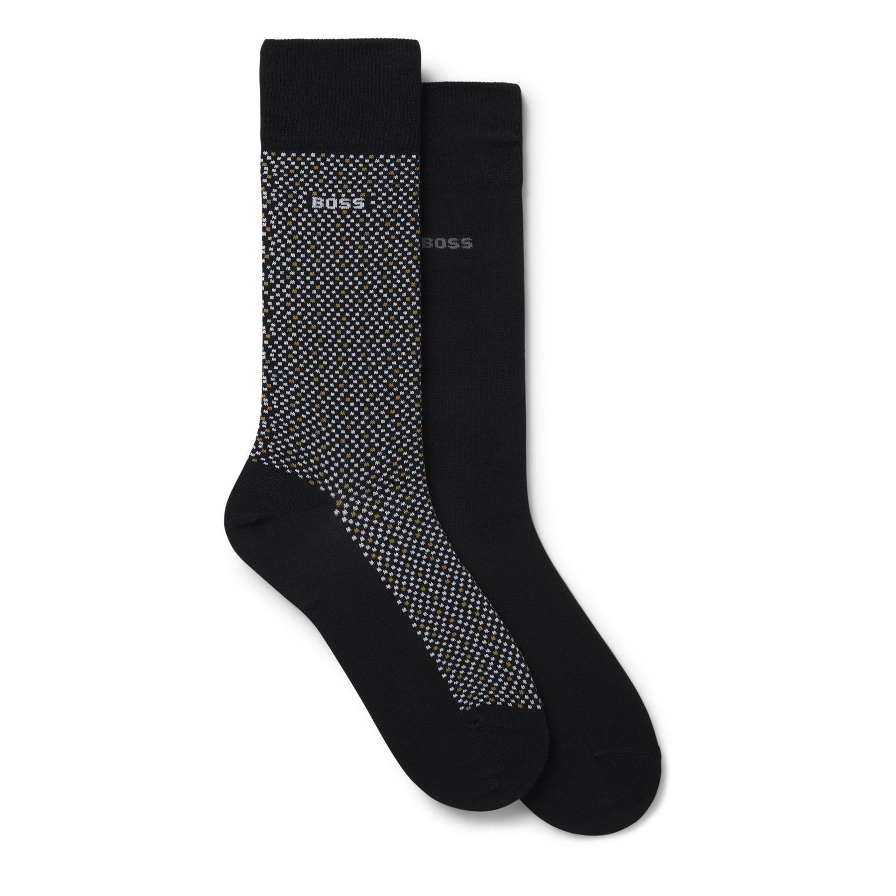 Boss 2 Pack Mini Cube Crew Long Socks