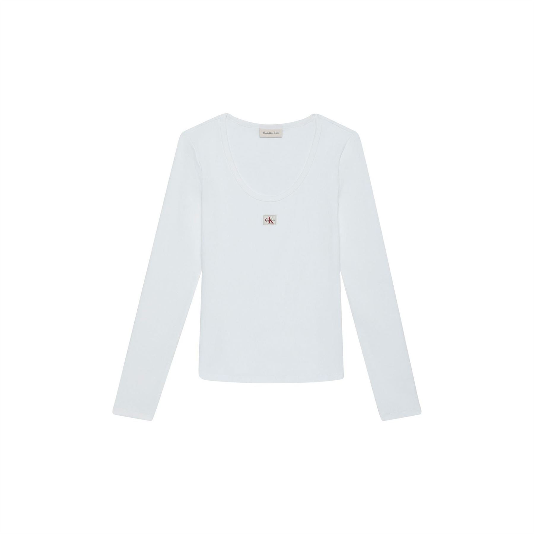 Calvin Klein Jeans Wvn Ls Rib Ld64