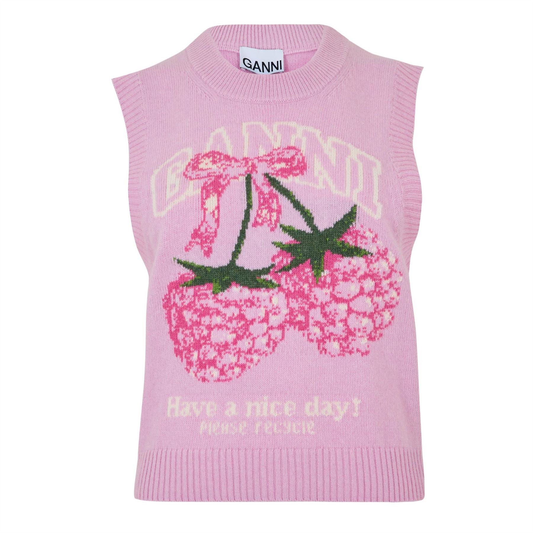 Ganni Knitted Sweater Vest
