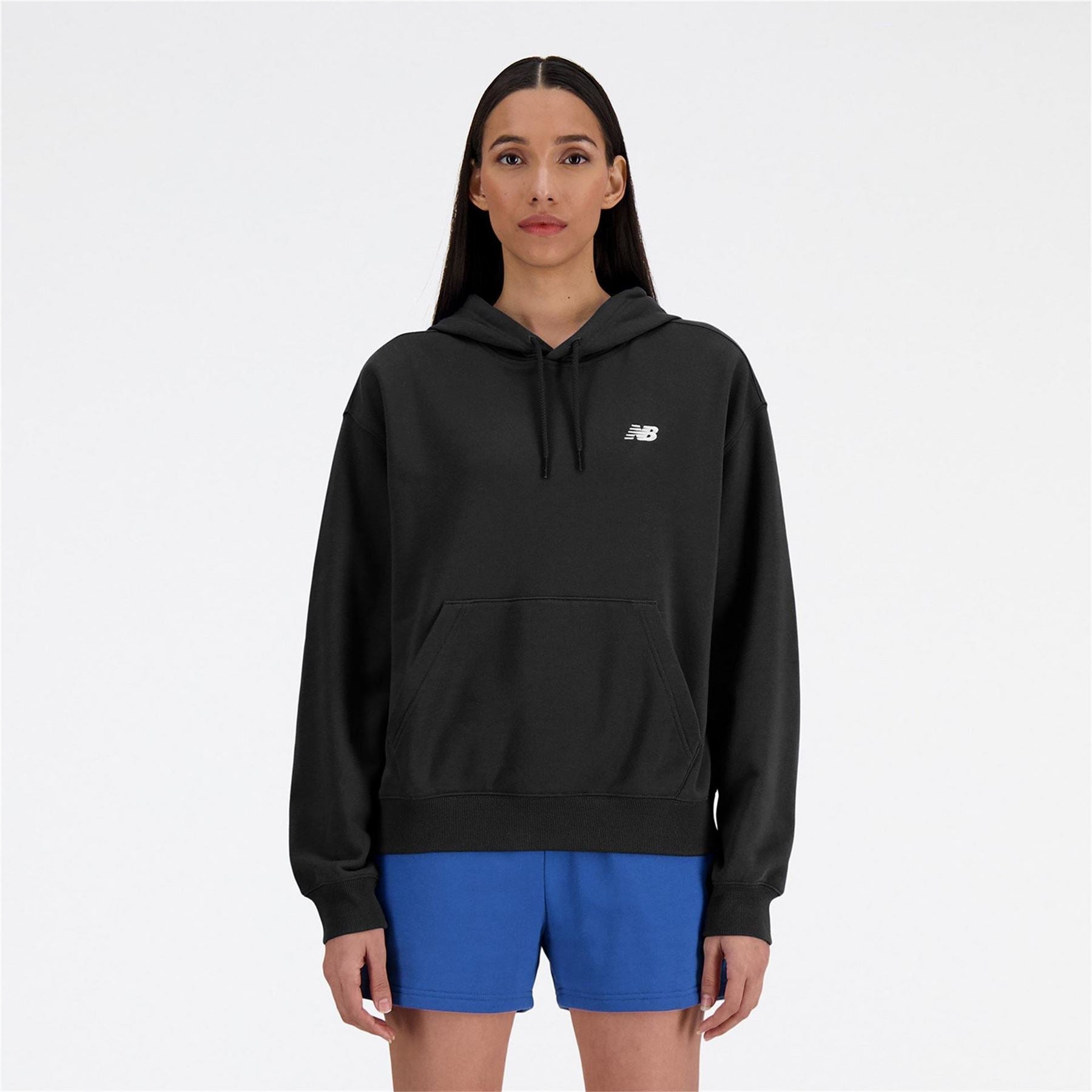 New Balance Terry Relaxed Fit Kangaroo Pocket Hooded Neck Sweatshirt