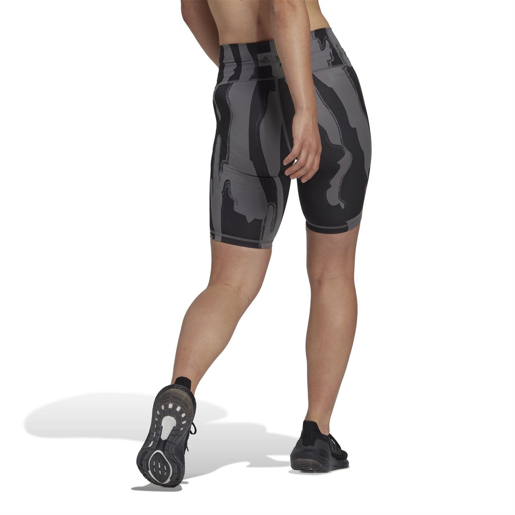 adidas Originals Snug Fit Biking Graphic Print Shorts