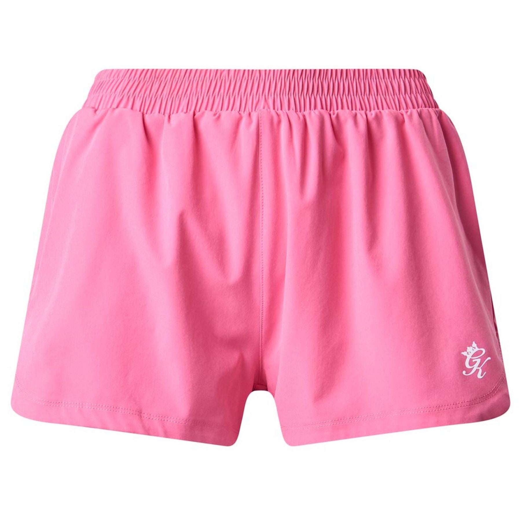 Gym King King 365 Woven Running Short   Carnation Pink