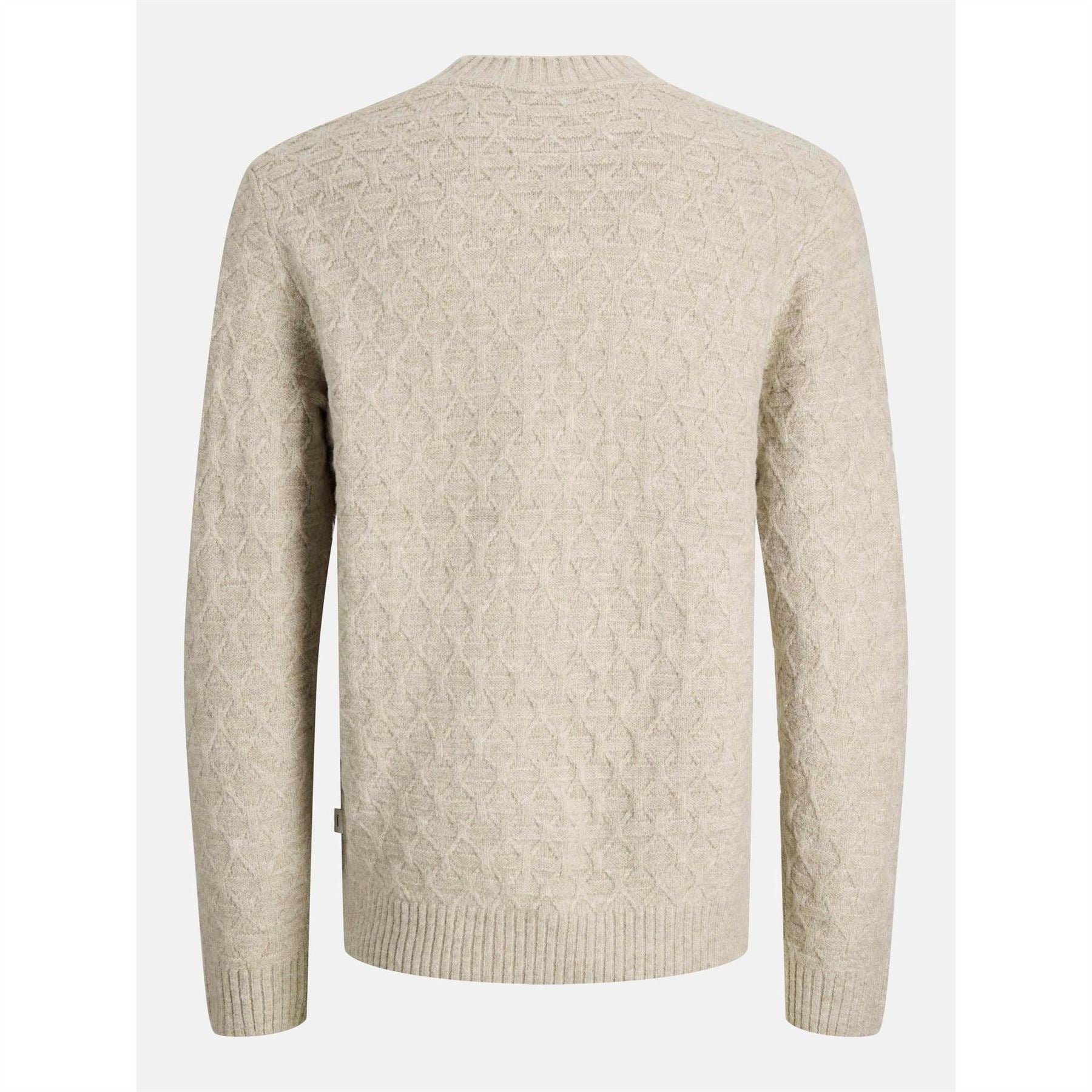 Jack and Jones Structure Knit Crew Neck Jumper