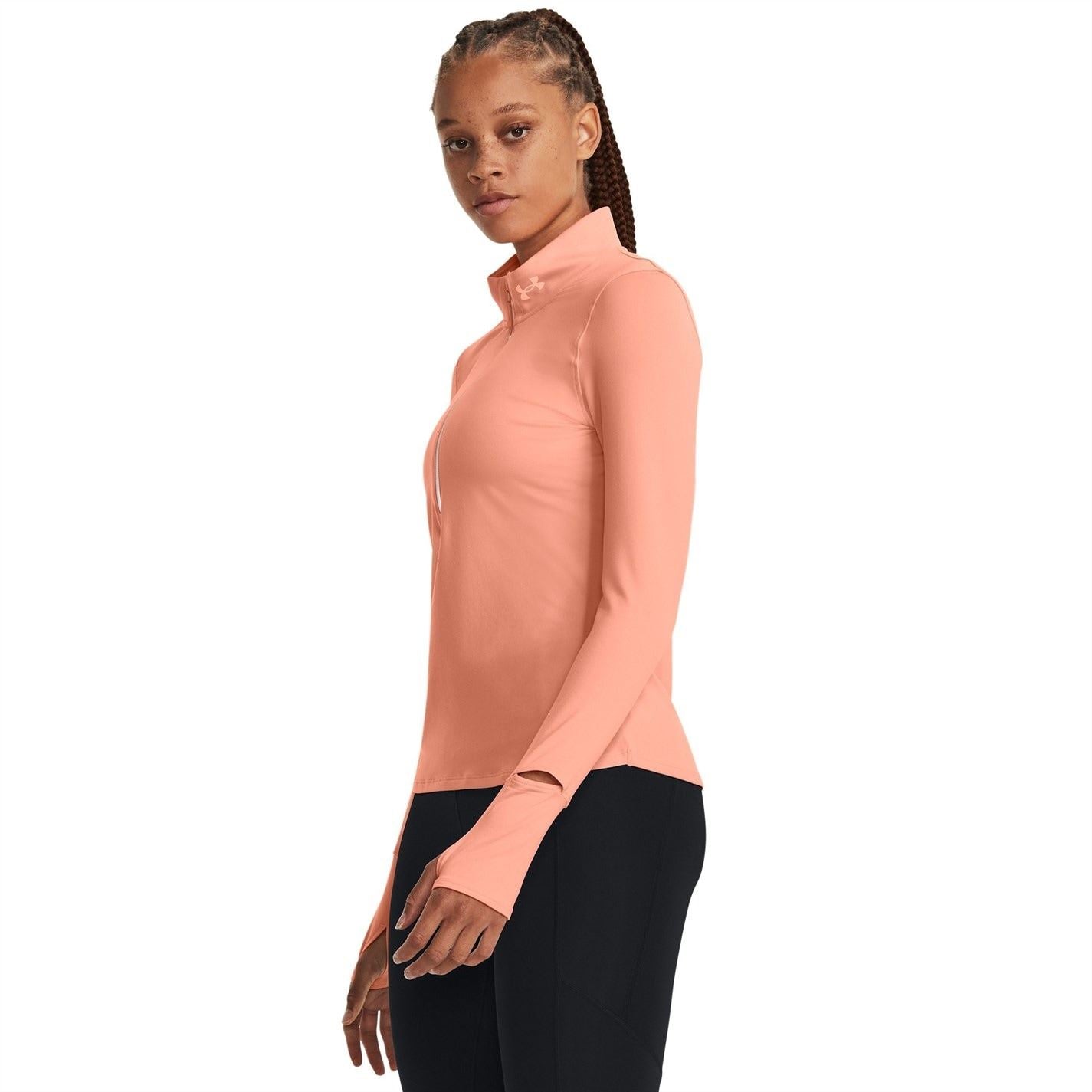Under Armour Qualifier Run Half Zip Long Sleeve Slim Fit Performance Running Jacket