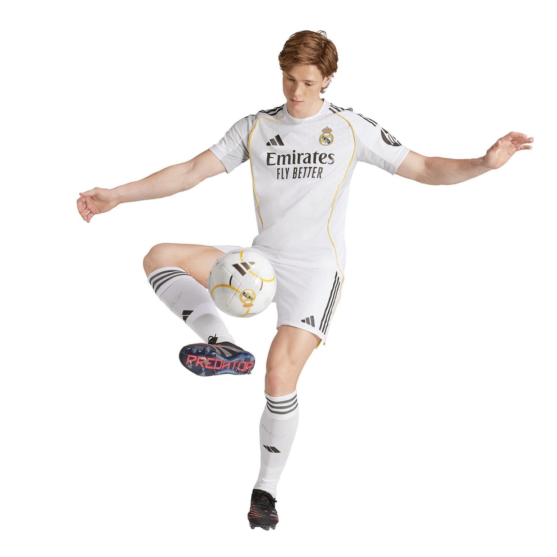 adidas Madrid Authentic Home Shirt 2025 2026 Adults