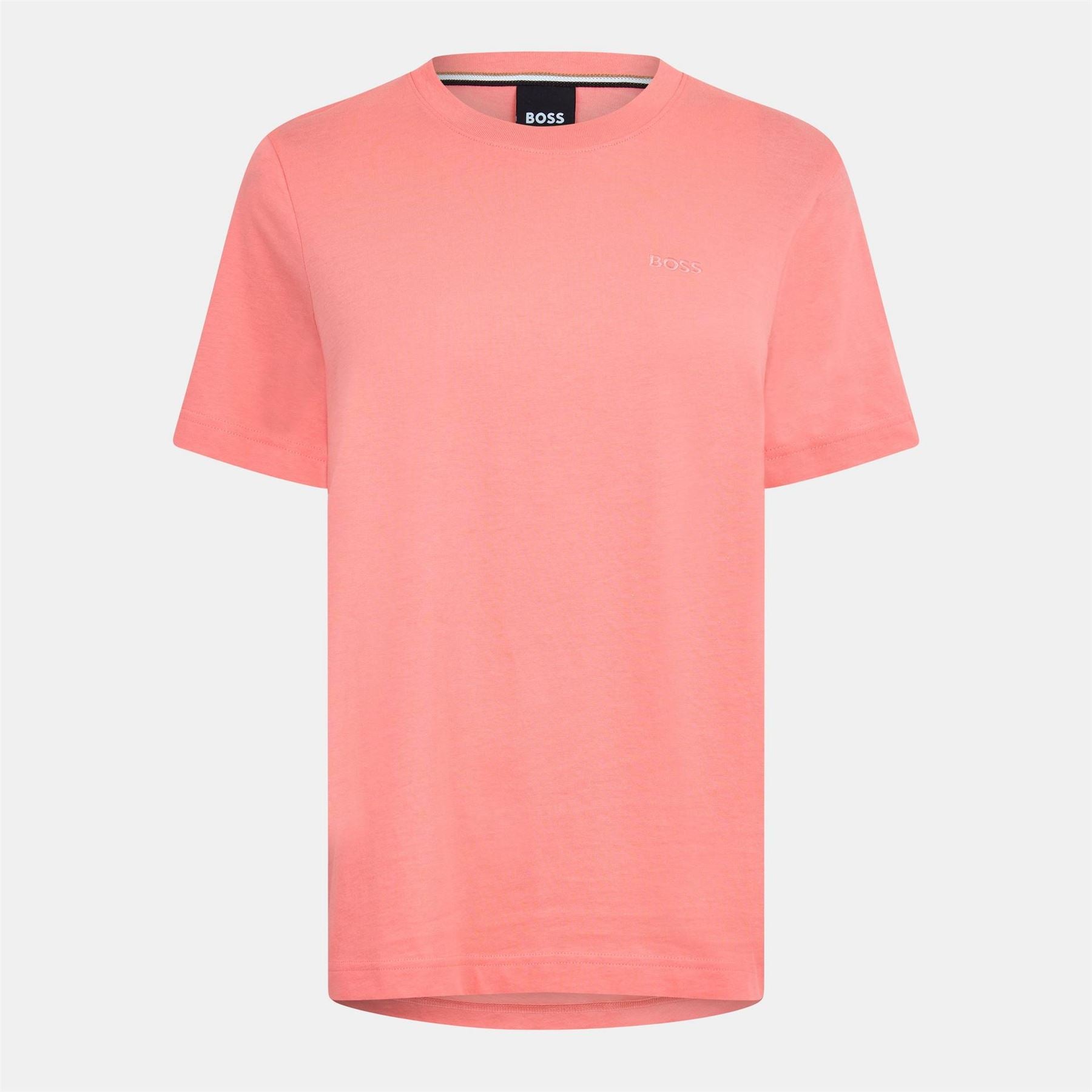 Boss Embroidered Crew Neck Short Sleeve Jersey T-Shirt