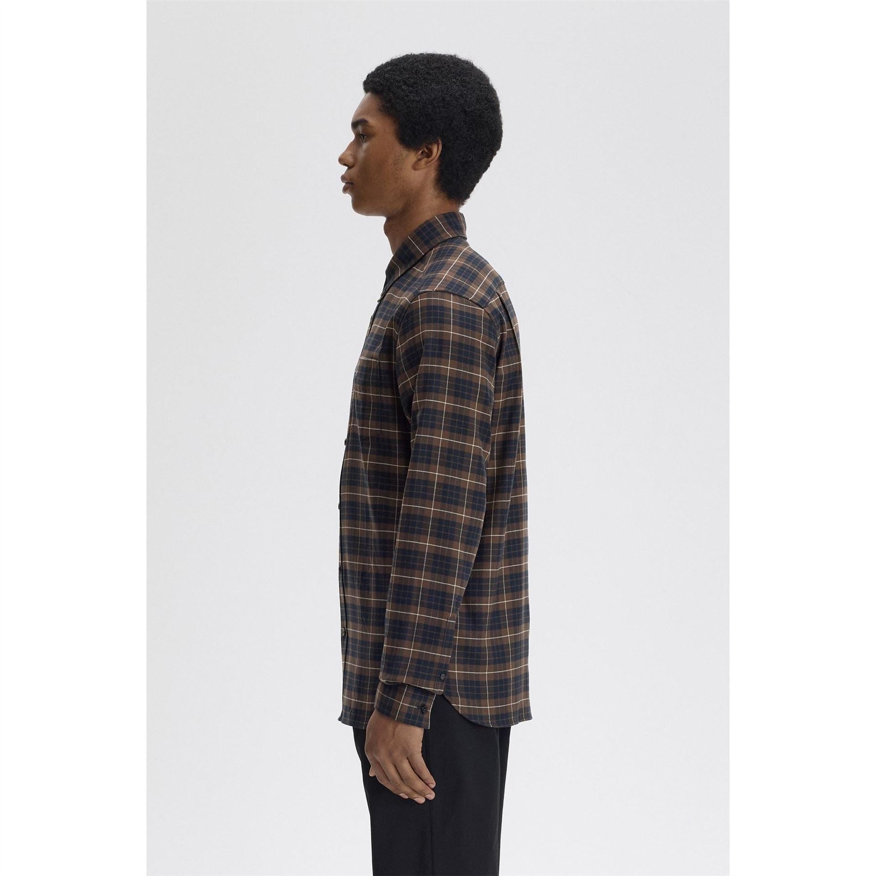 Fred Perry Tartan Long Sleeve Shirt