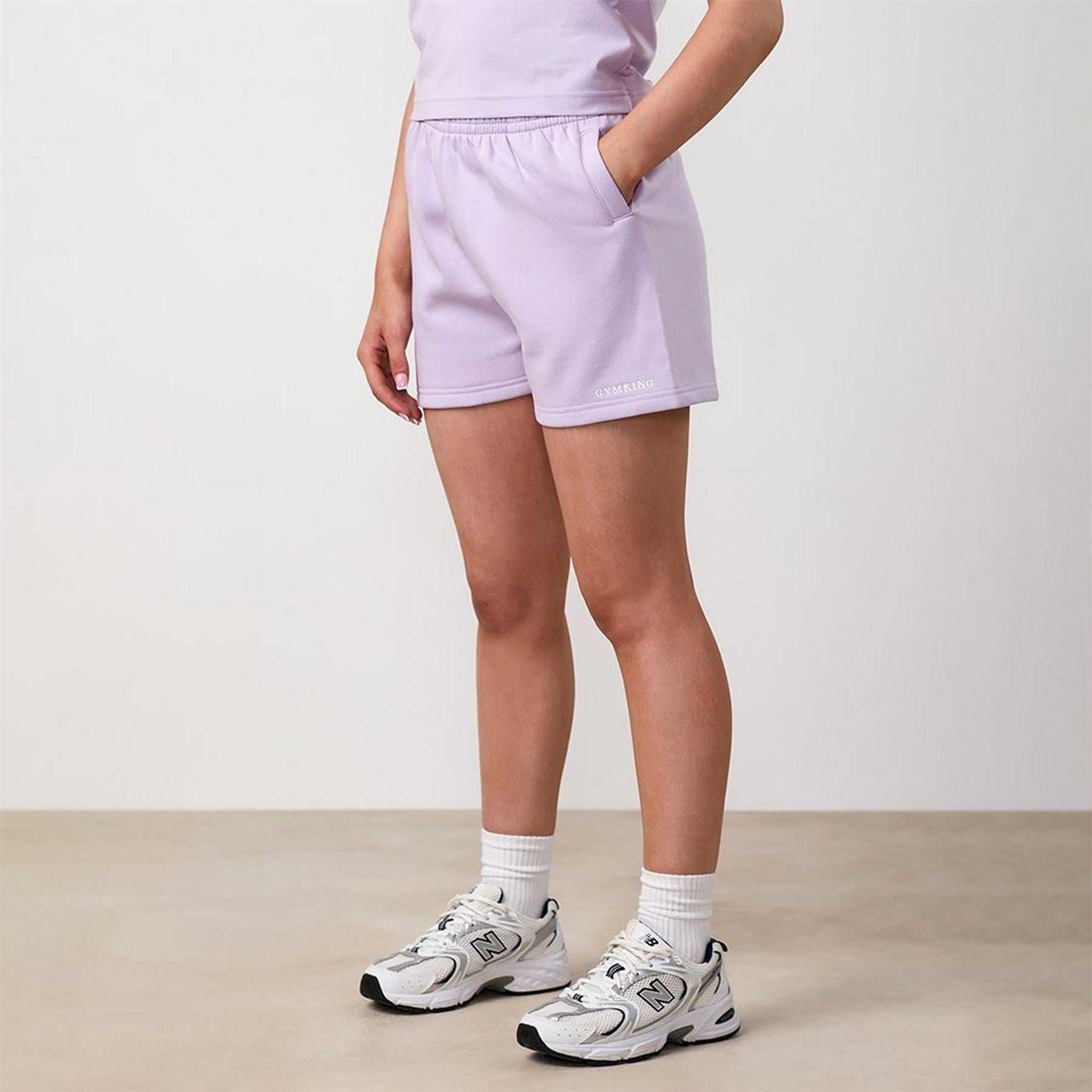 Gym King King Kids 365 Fleece Short   Hyacinth
