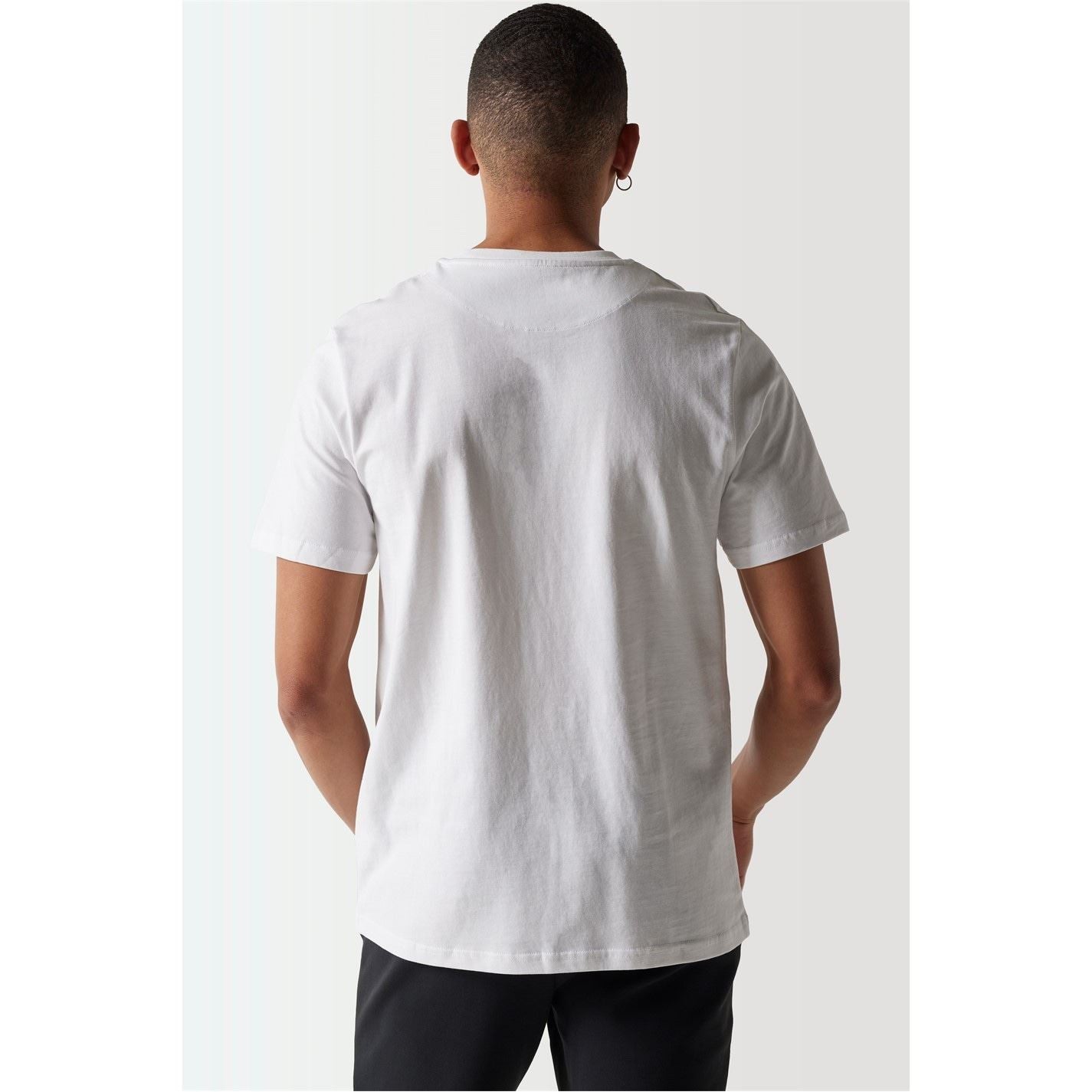11 Degrees Gradient Graphic T-Shirt   White