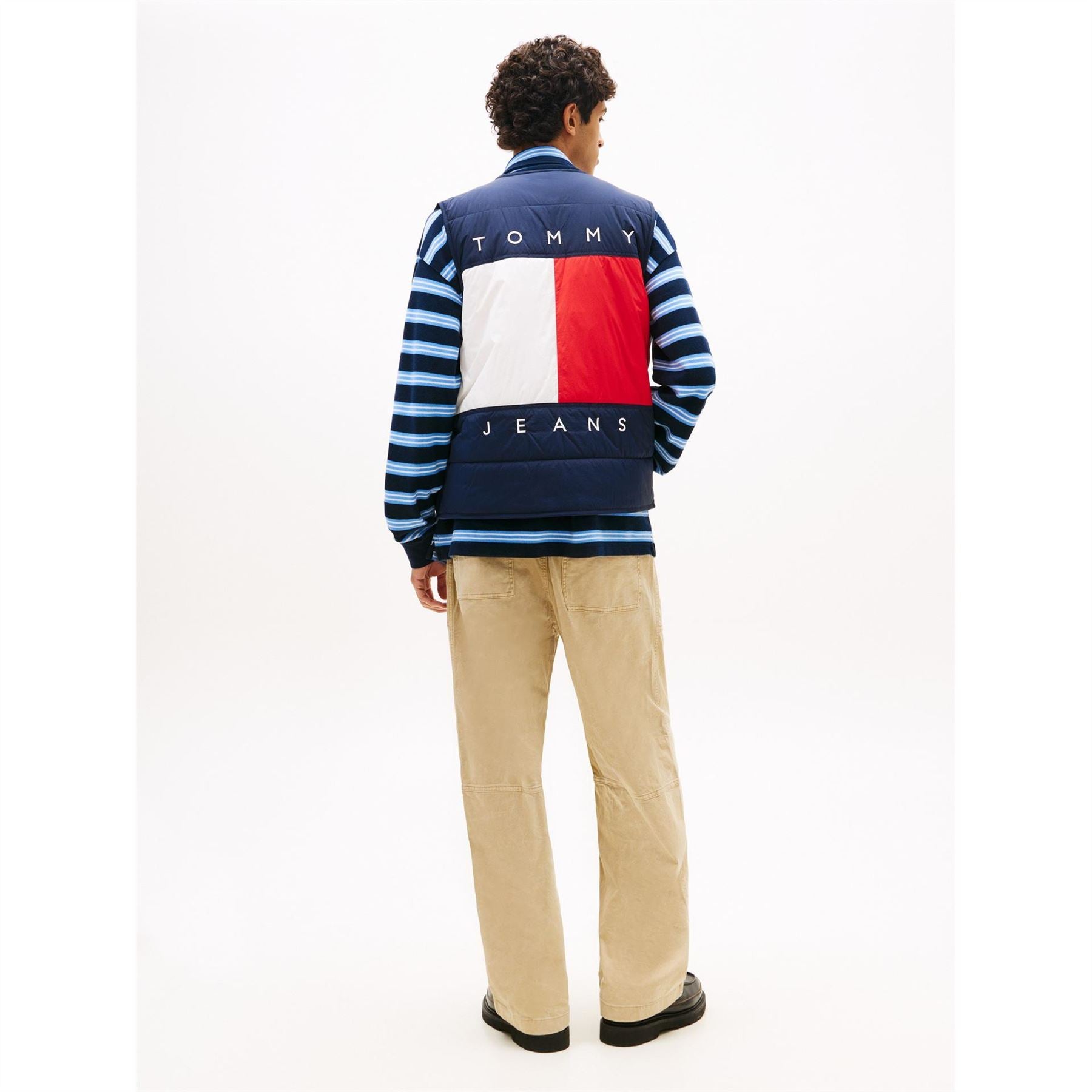 Tommy Jeans Flag Quilt Vest Sn62