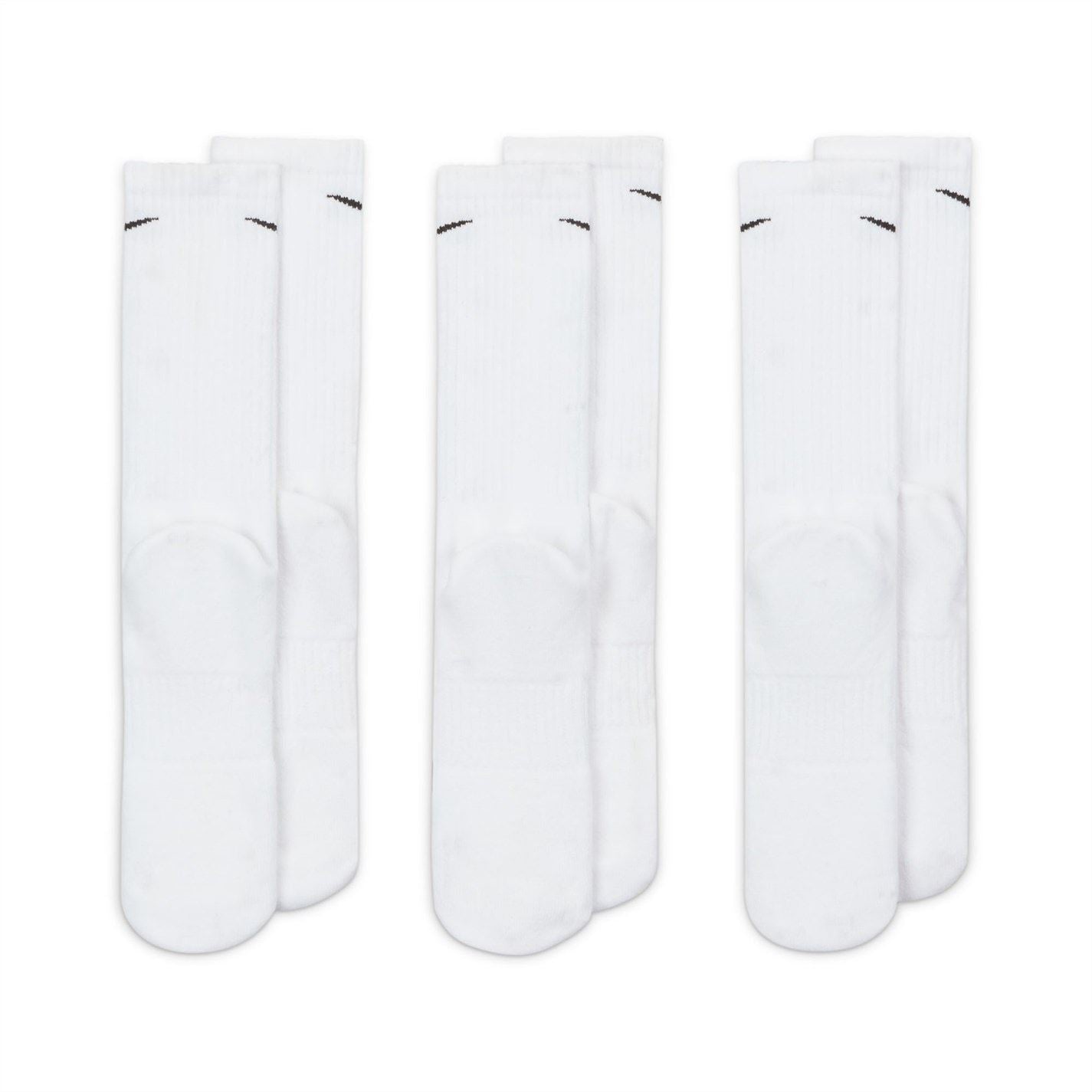 Nike Everyday 3 Pack Cotton Cushioned Crew Socks Unisex