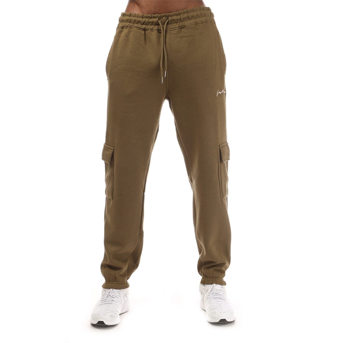 Hype Solid Patterned Cargo Combat Joggers