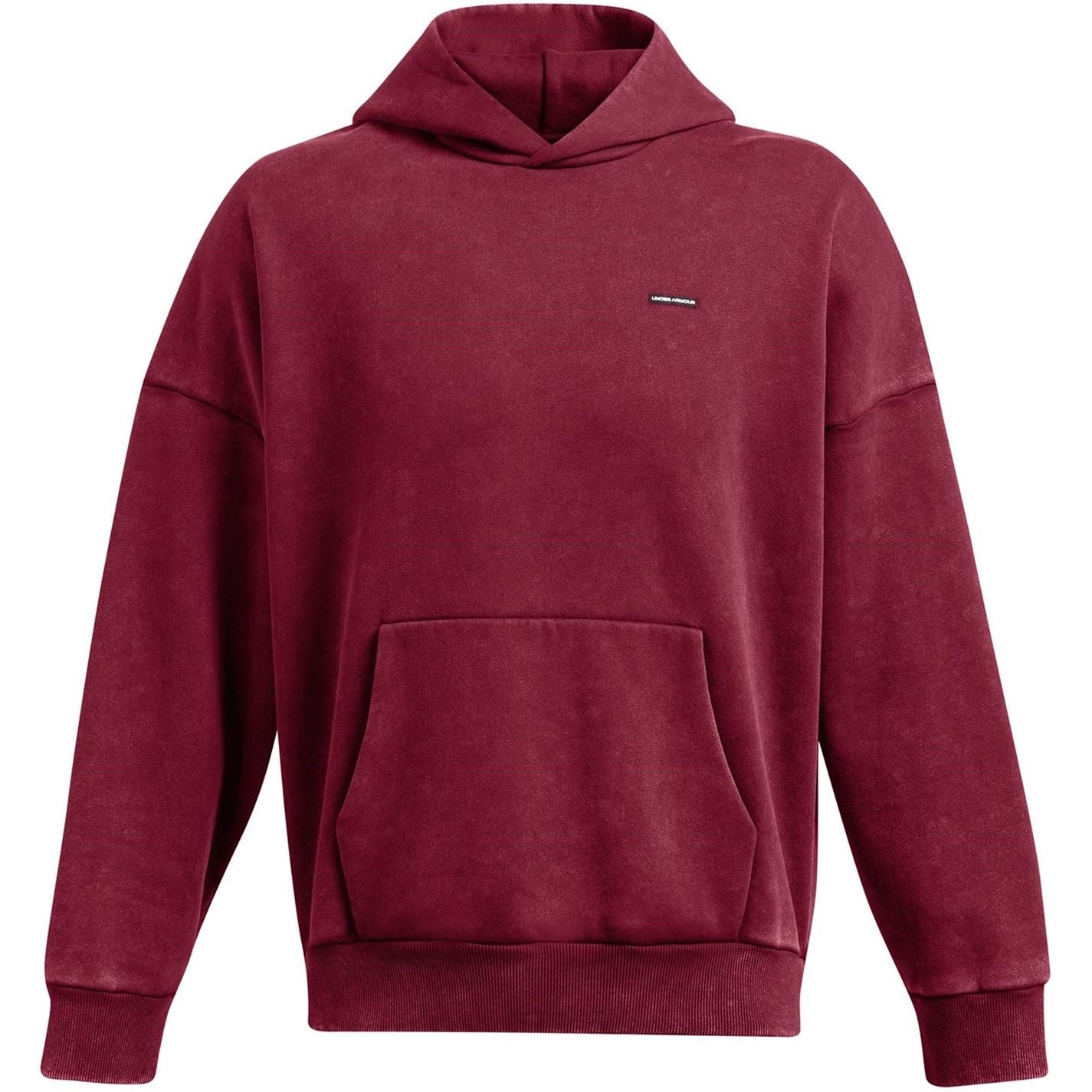 Under Armour Icon Hooded Neck Long Sleeve Drop Shoulder Top