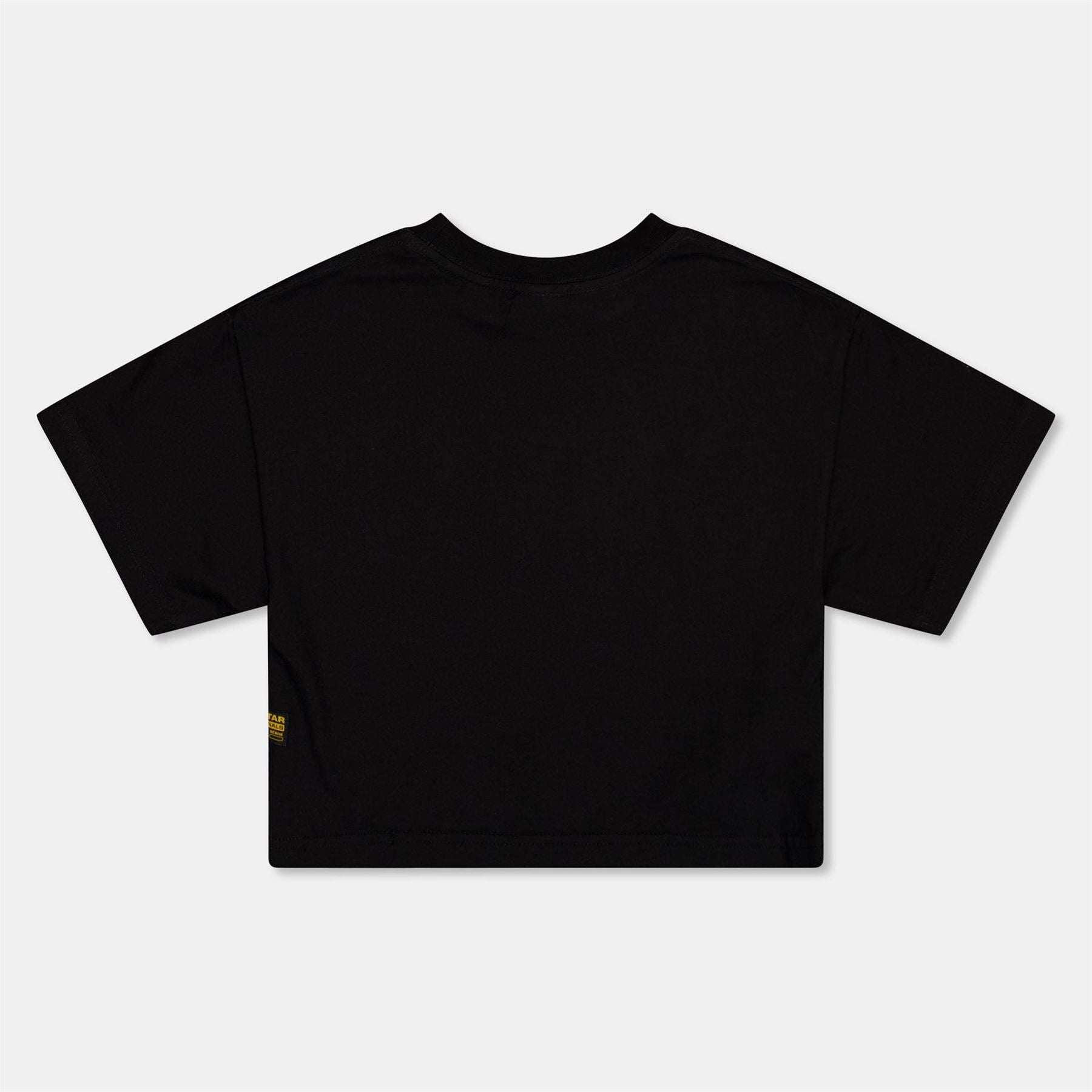G Star Cropped Relaxed Fit Crew Neck T-Shirt