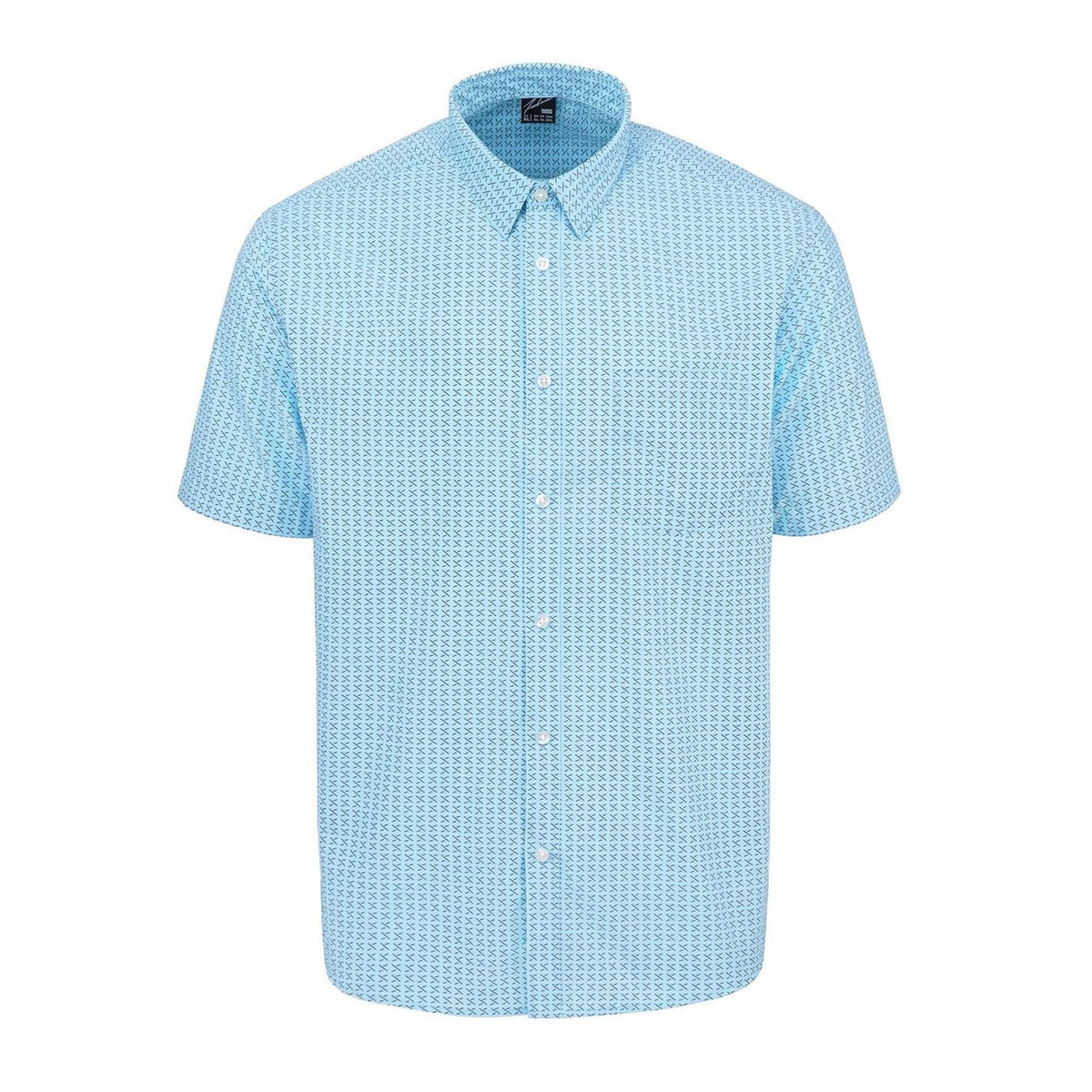 Fabric Mens Short Sleeve Poplin Shirt