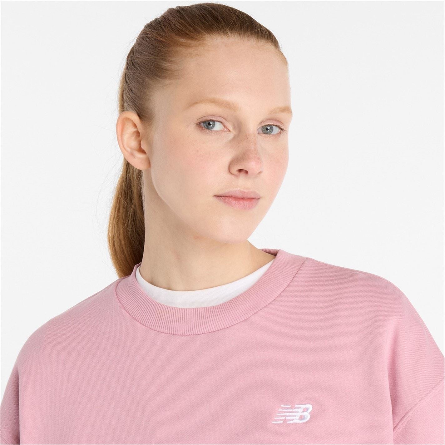New Balance Balance French Terry Crewneck Top