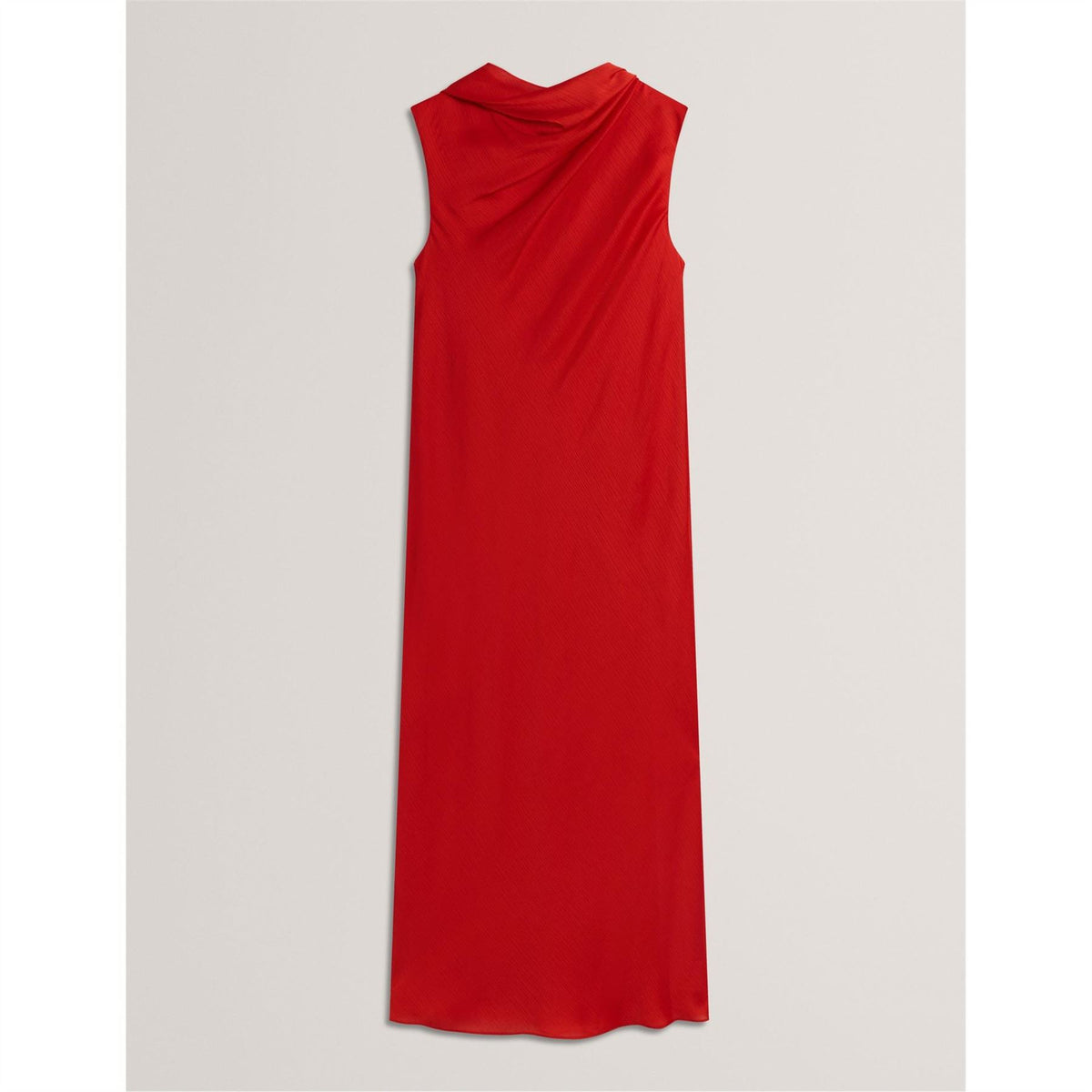 Ted Baker Tie Neck Sleeveless Midi Sheath Dress