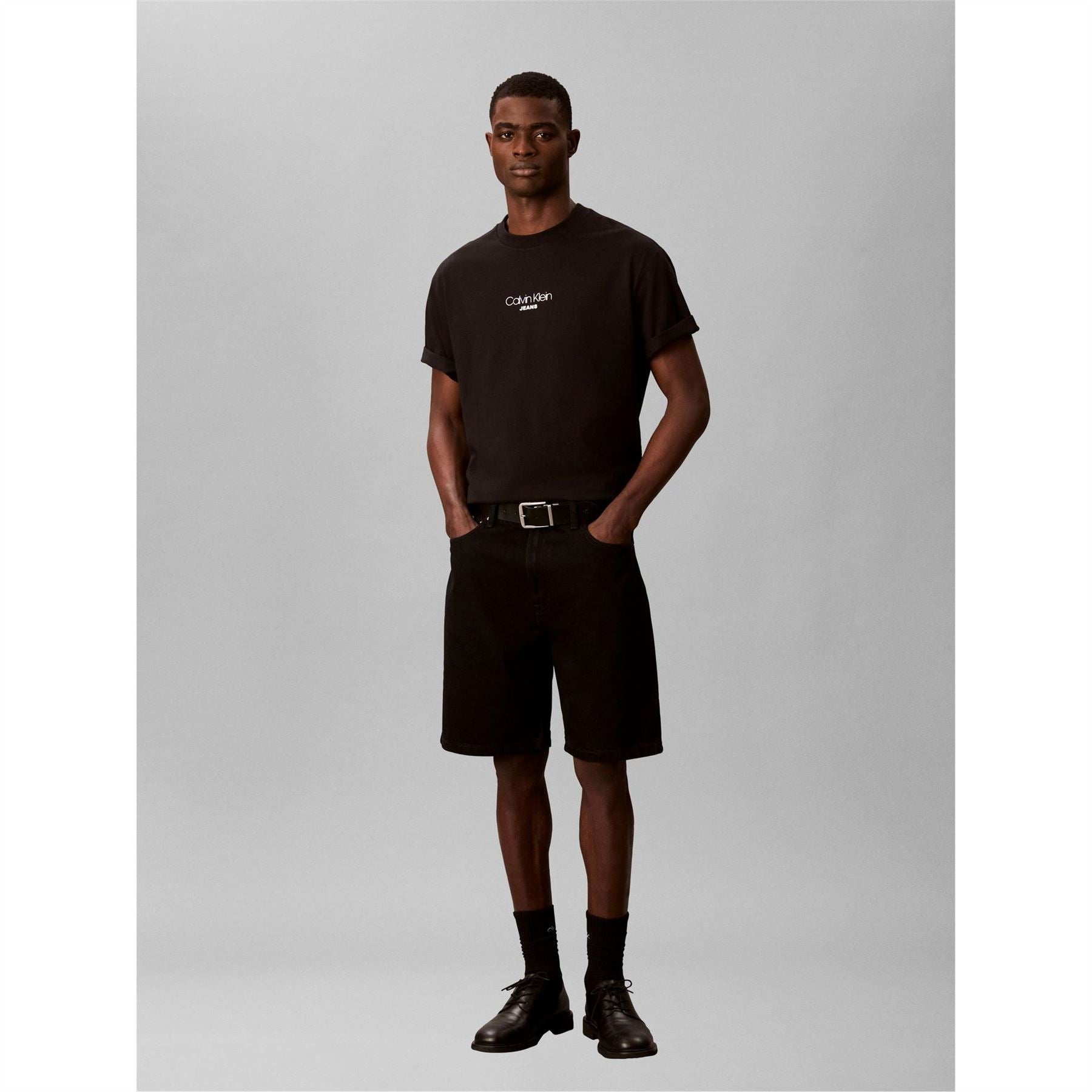 Calvin Klein Jeans Regular Fit Crew Neck Short Sleeve Jersey T-Shirt