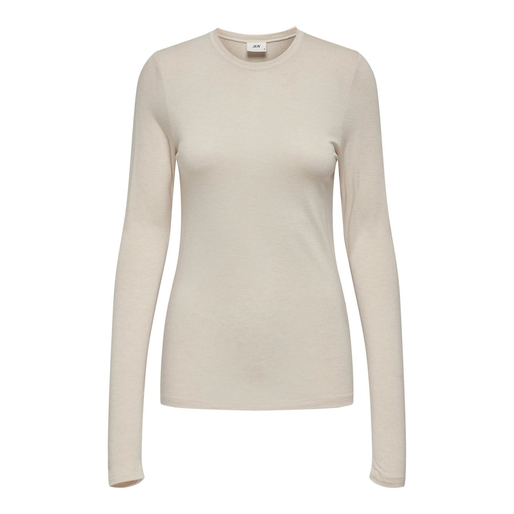 Only Slim Fit Crew Neck Long Sleeve Jersey T-Shirt