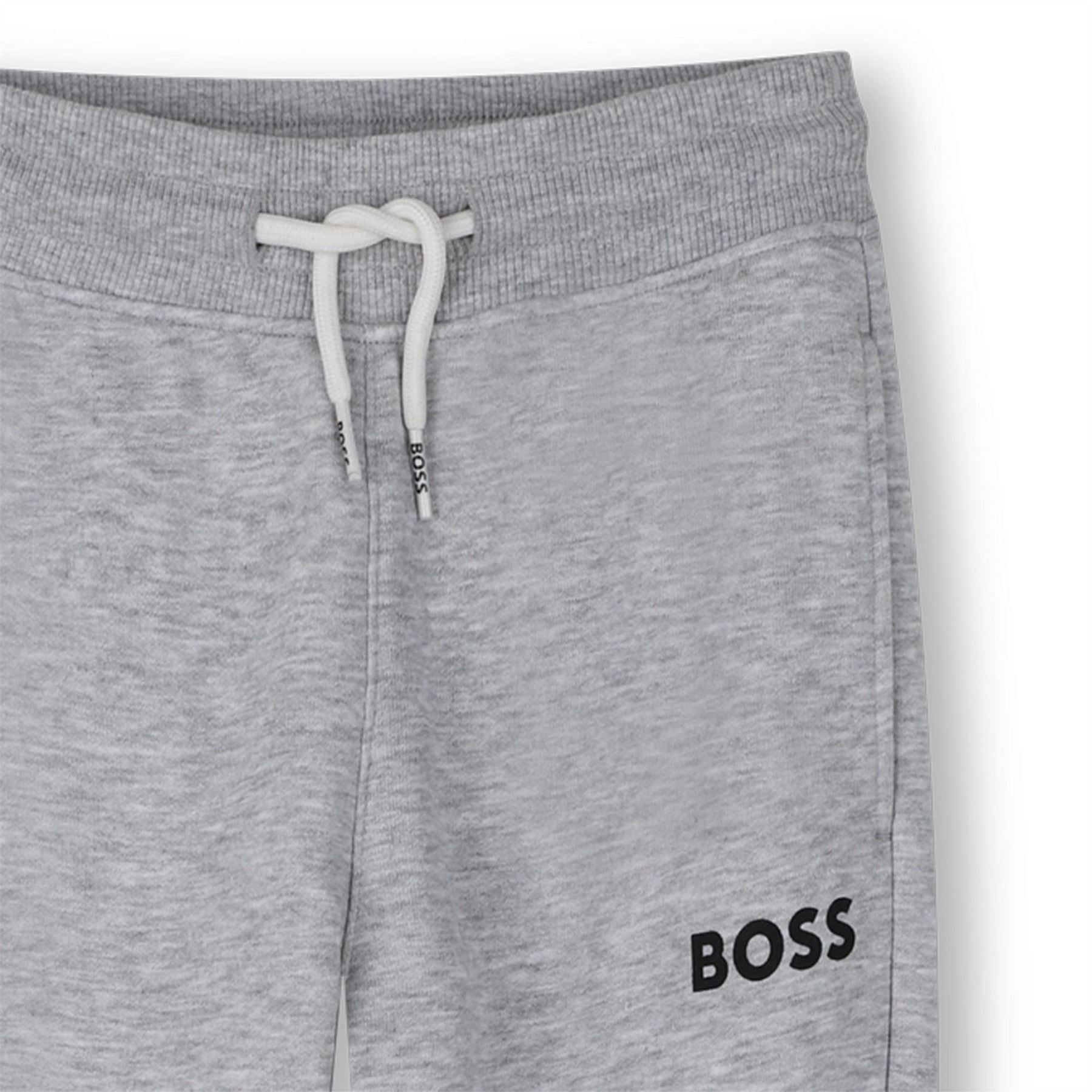 Boss Wordmark Solid Patterned Slim Joggers