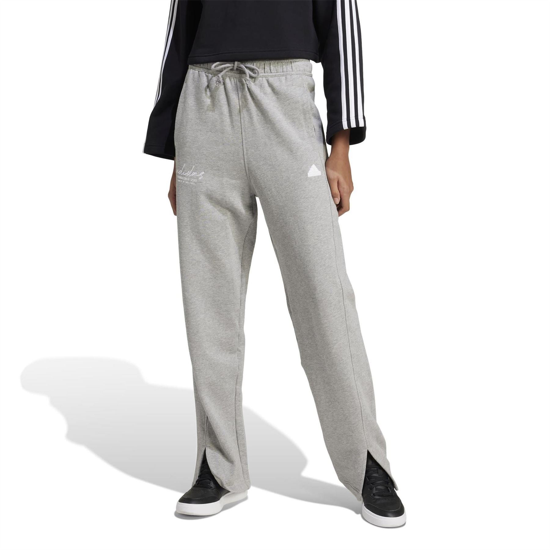 adidas Graphic Embroidery French Terry Straight Leg Joggers