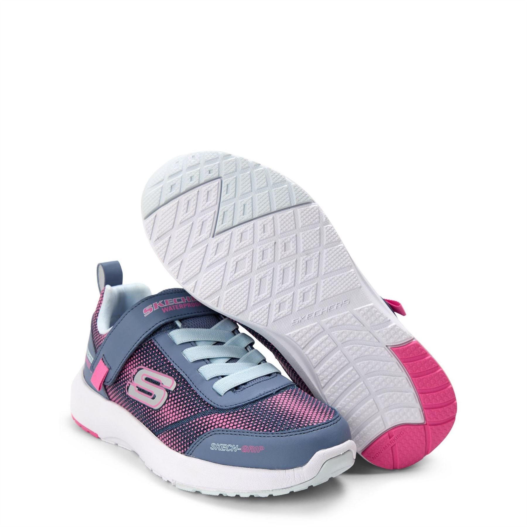 Skechers Tread   Journey Time Slip On Trainers Unisex Kids