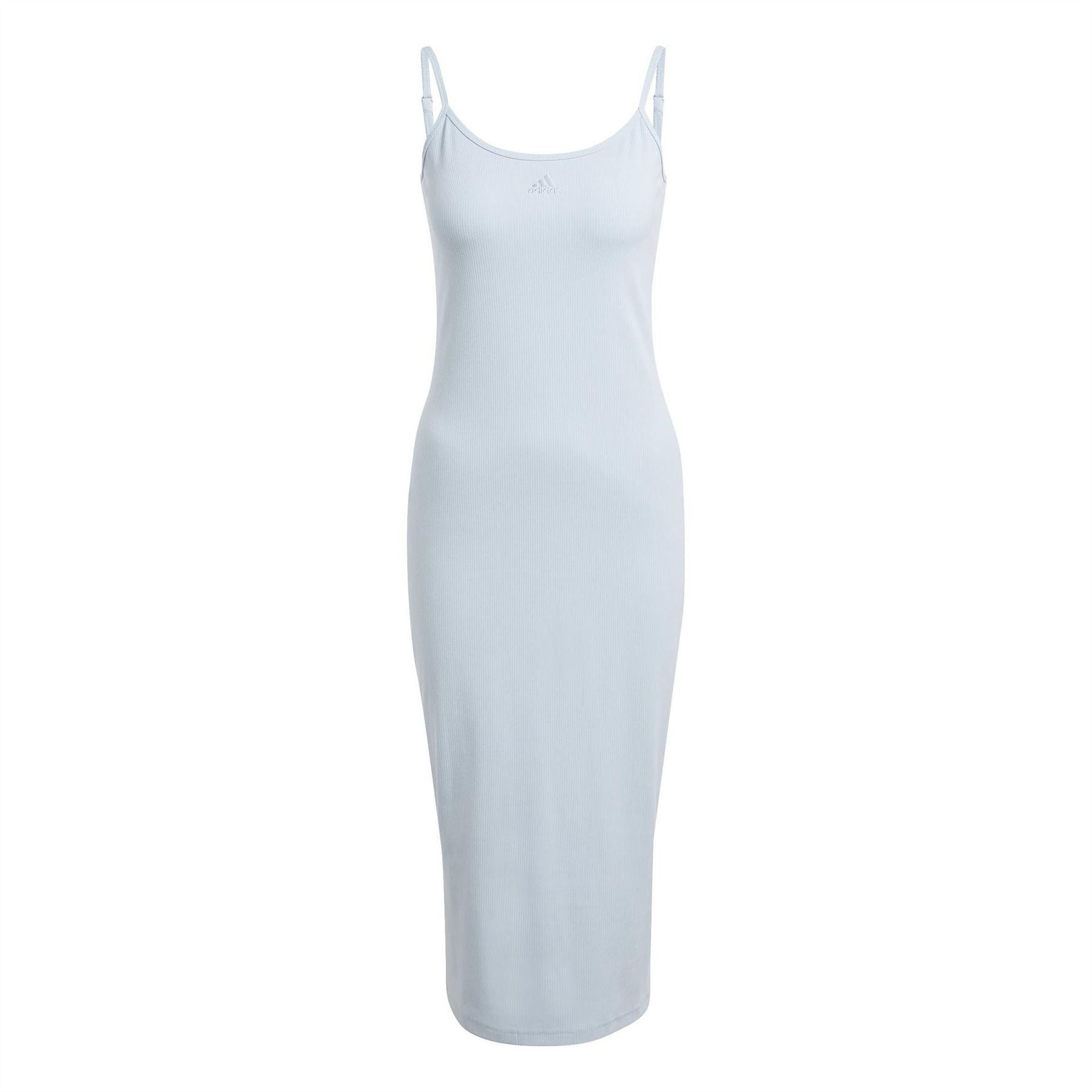 adidas All Szn Rib Fitted Midi Dress