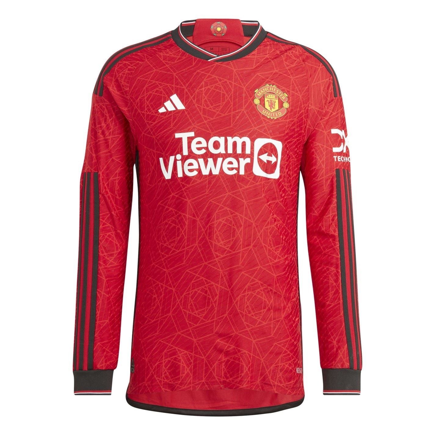 adidas MUFC Crew Neck Raglan Sleeve Jersey Shirt