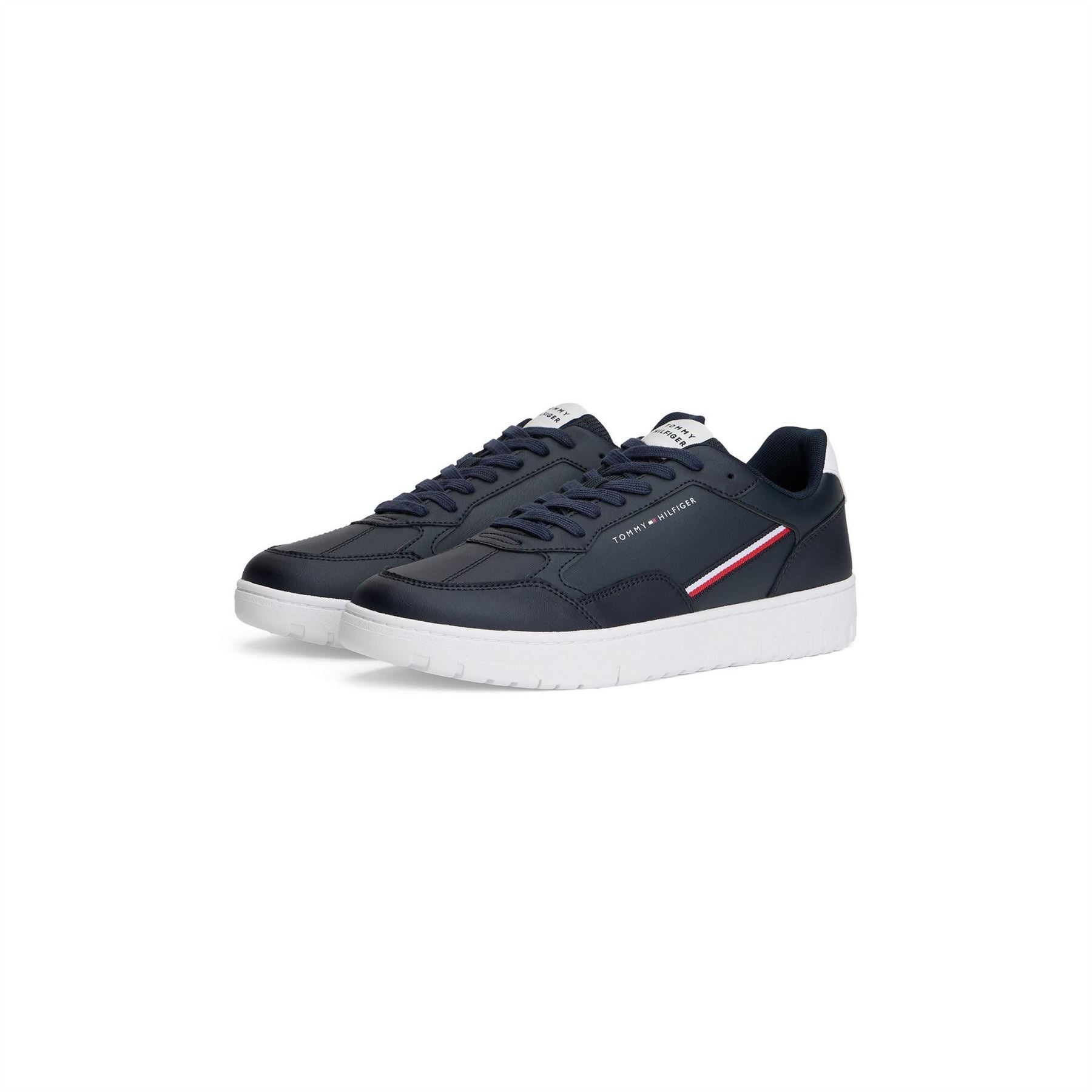 Tommy Hilfiger Basket Stripe Lace-Up Low Top Sneakers