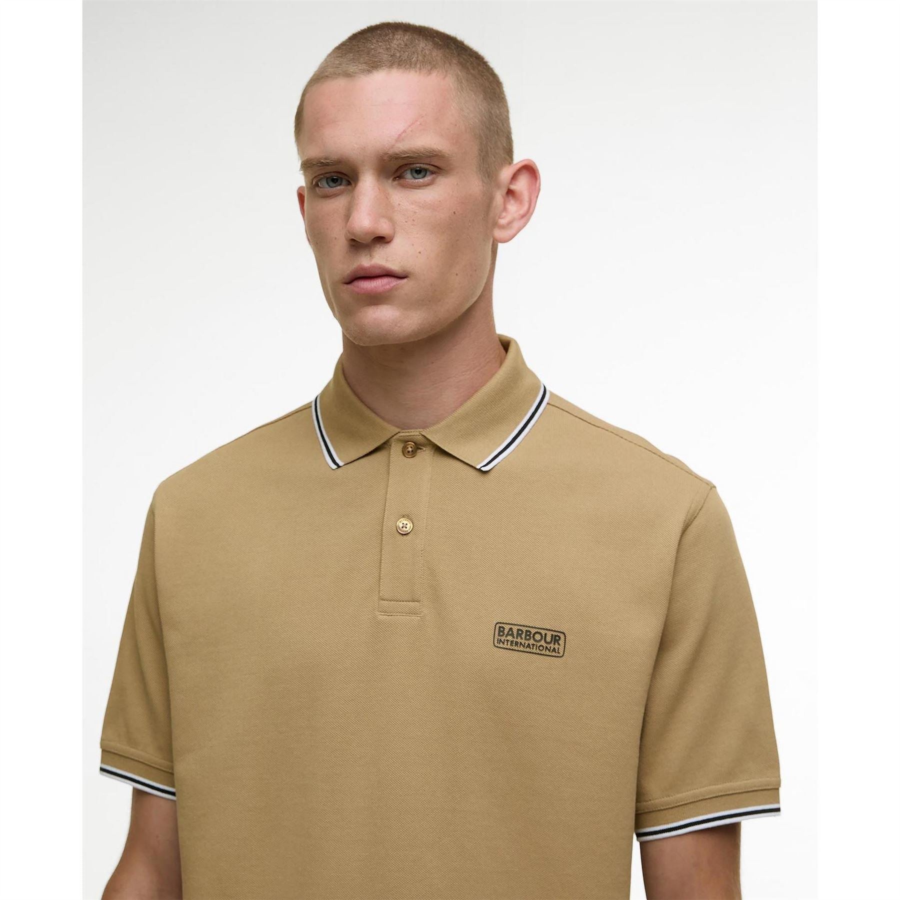 Barbour International Tipped Short Sleeve Polo Shirt
