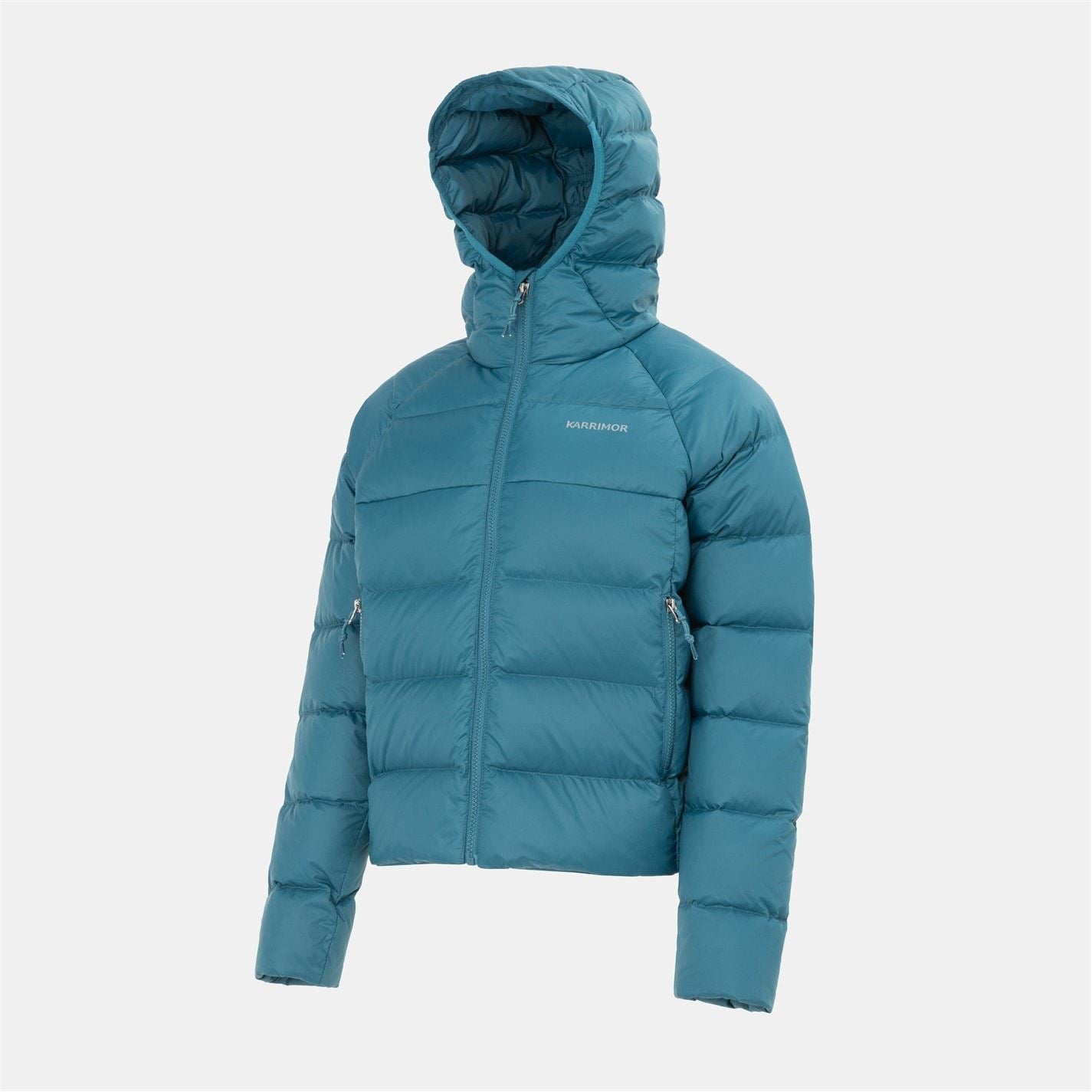 Karrimor Basecamp Solid Patterned Hooded Zipped Pocket Down Jacket