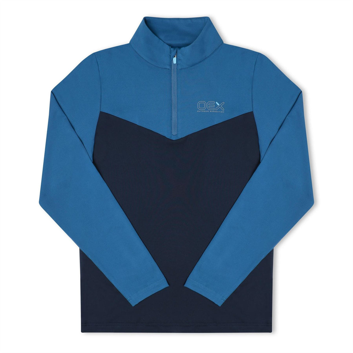 OEX Aviemore Printed Logo High Neck Long Sleeve Athletic Top