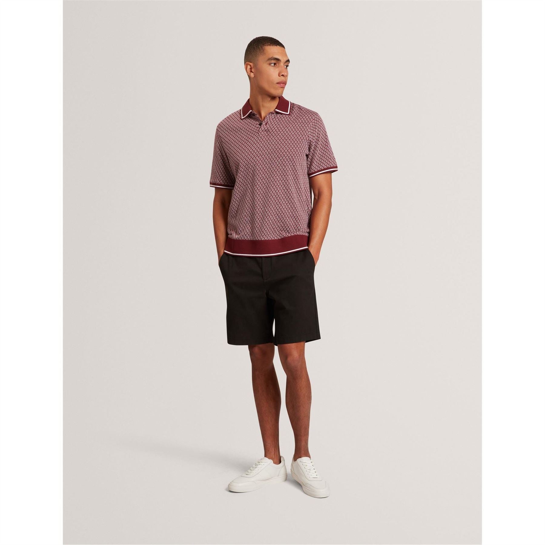 Ted Baker Collared Neck Short Sleeve Polo Shirt