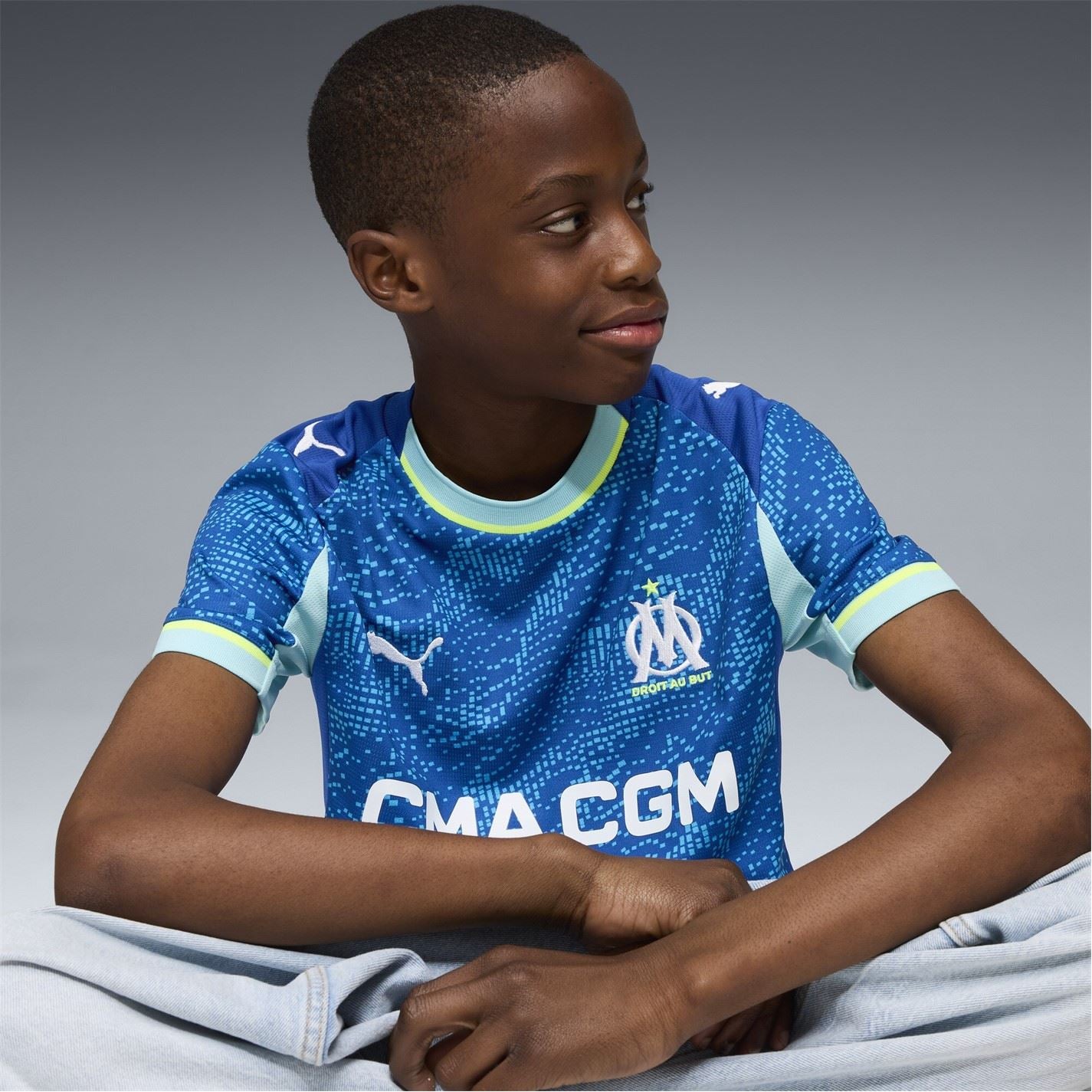 Puma Marseille Third Shirt 2025 2026 Juniors