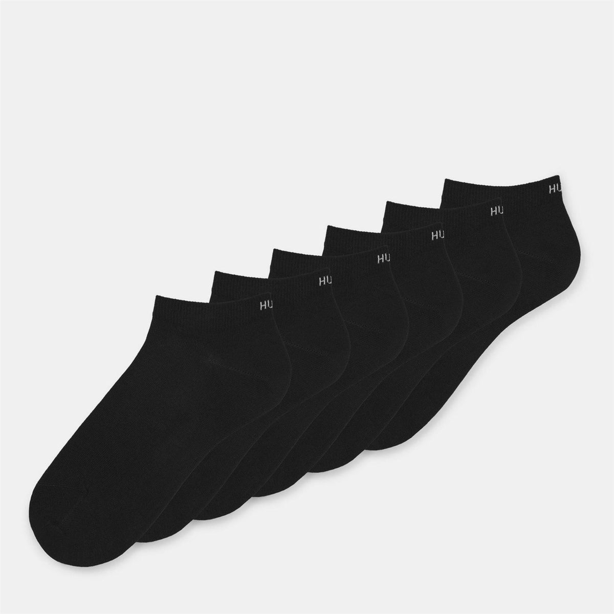 Hugo Cotton Blend 6 Pack Trainer Socks