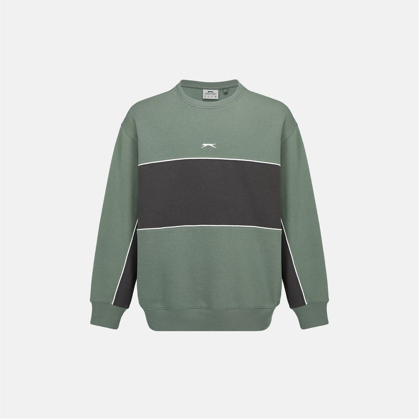 Slazenger Mens Fleece Sportswear Crew Sweat