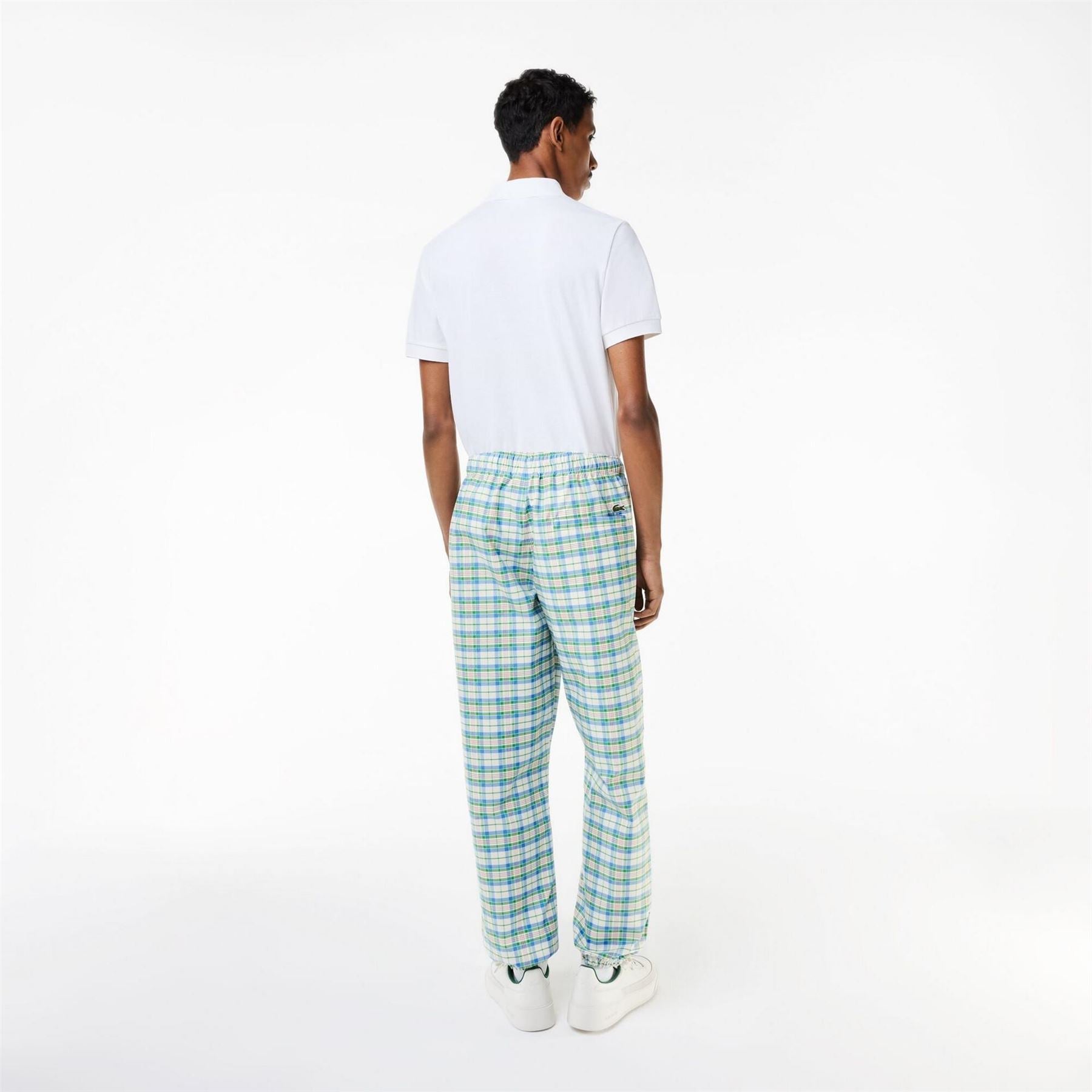 Lacoste Check Print Slim Fit Joggers