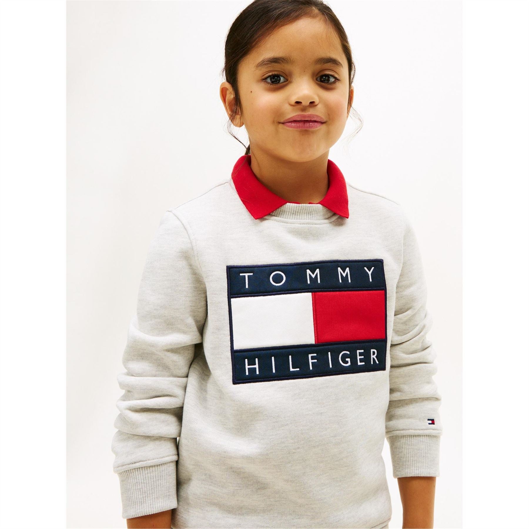 Tommy Hilfiger Heritage Embroidered Crew Neck Long Sleeve Sweatshirt